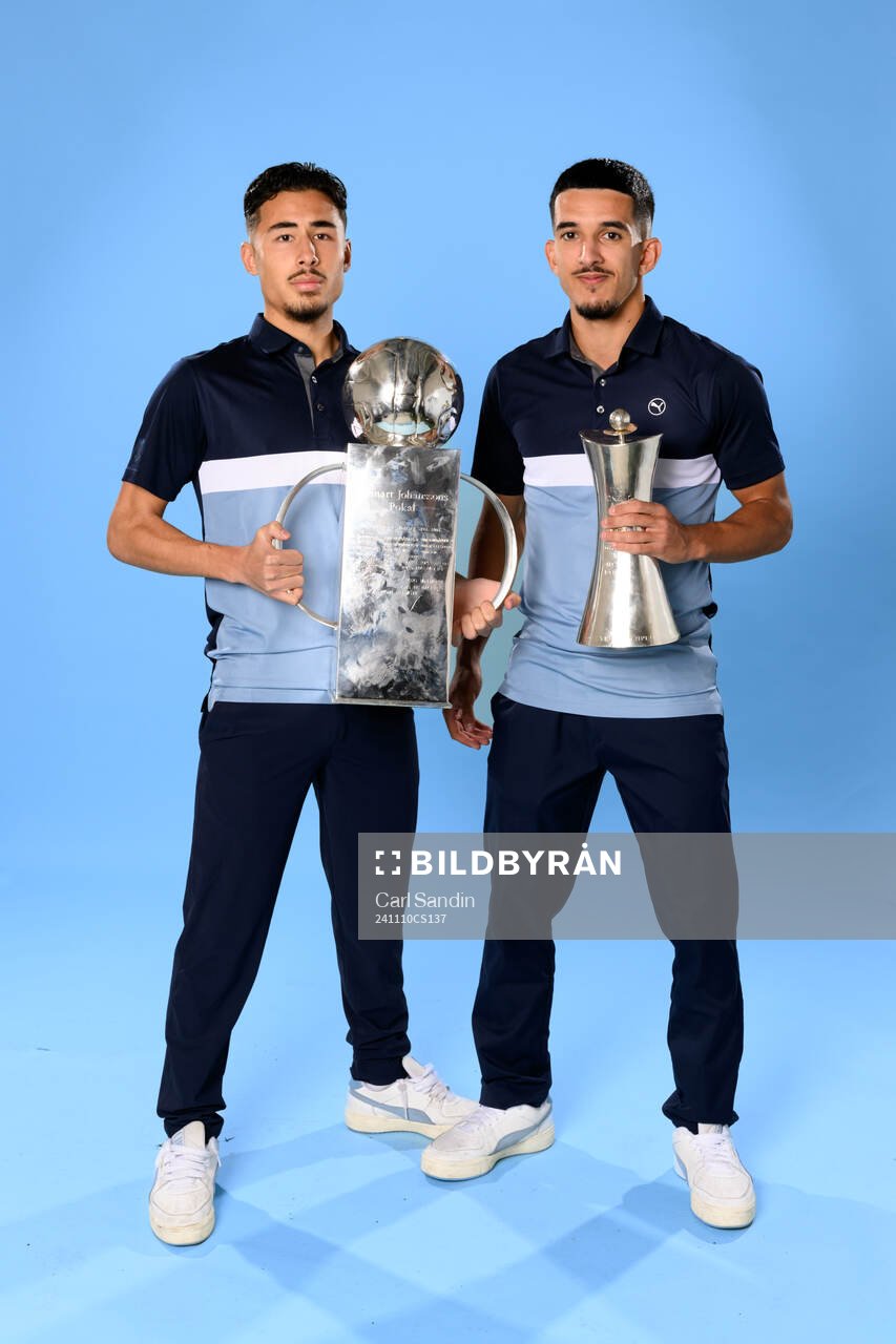 Malmö FFs Adrian Skogmar och Zakaria Loukili