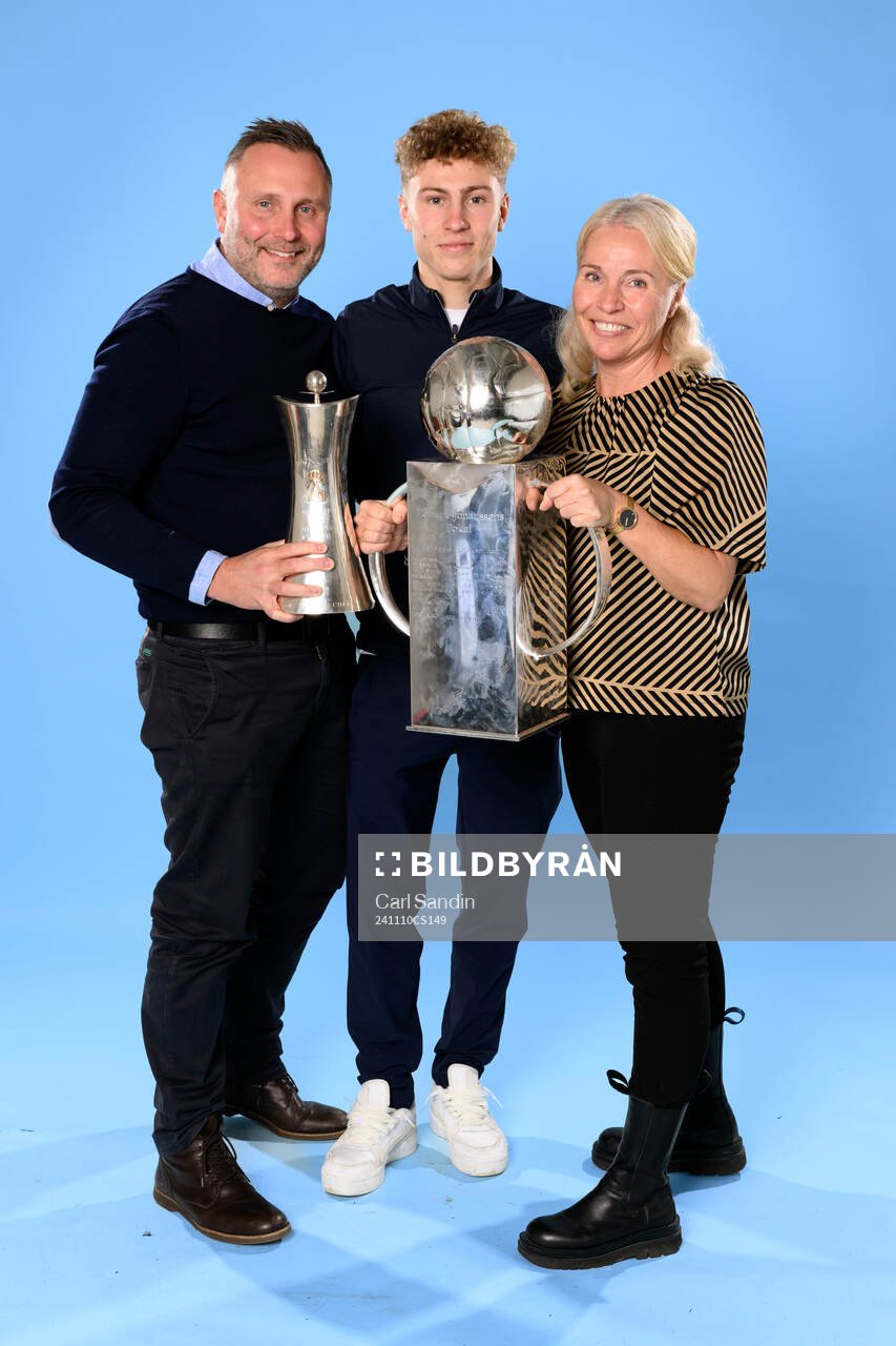 Malmö FFs Hugo Bolin med familj