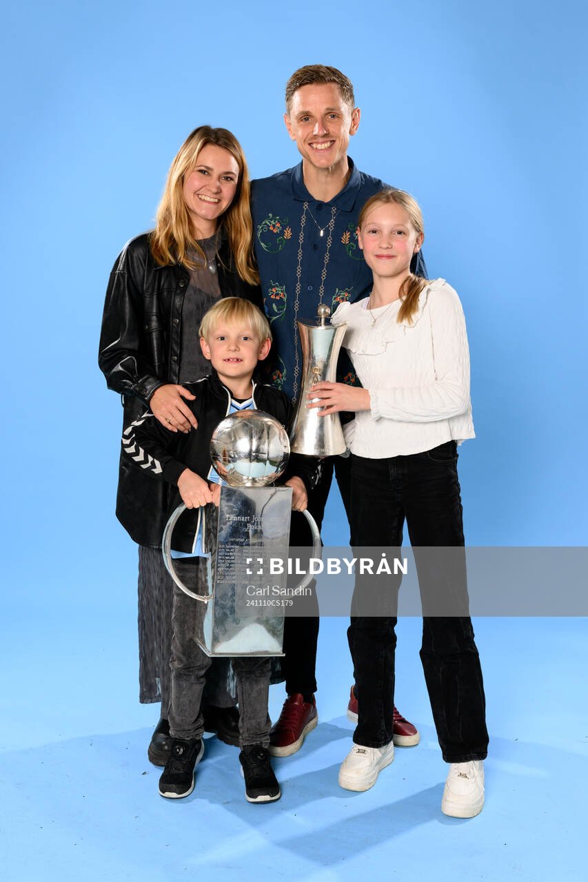 Malmö FFs Søren Rieks med familj