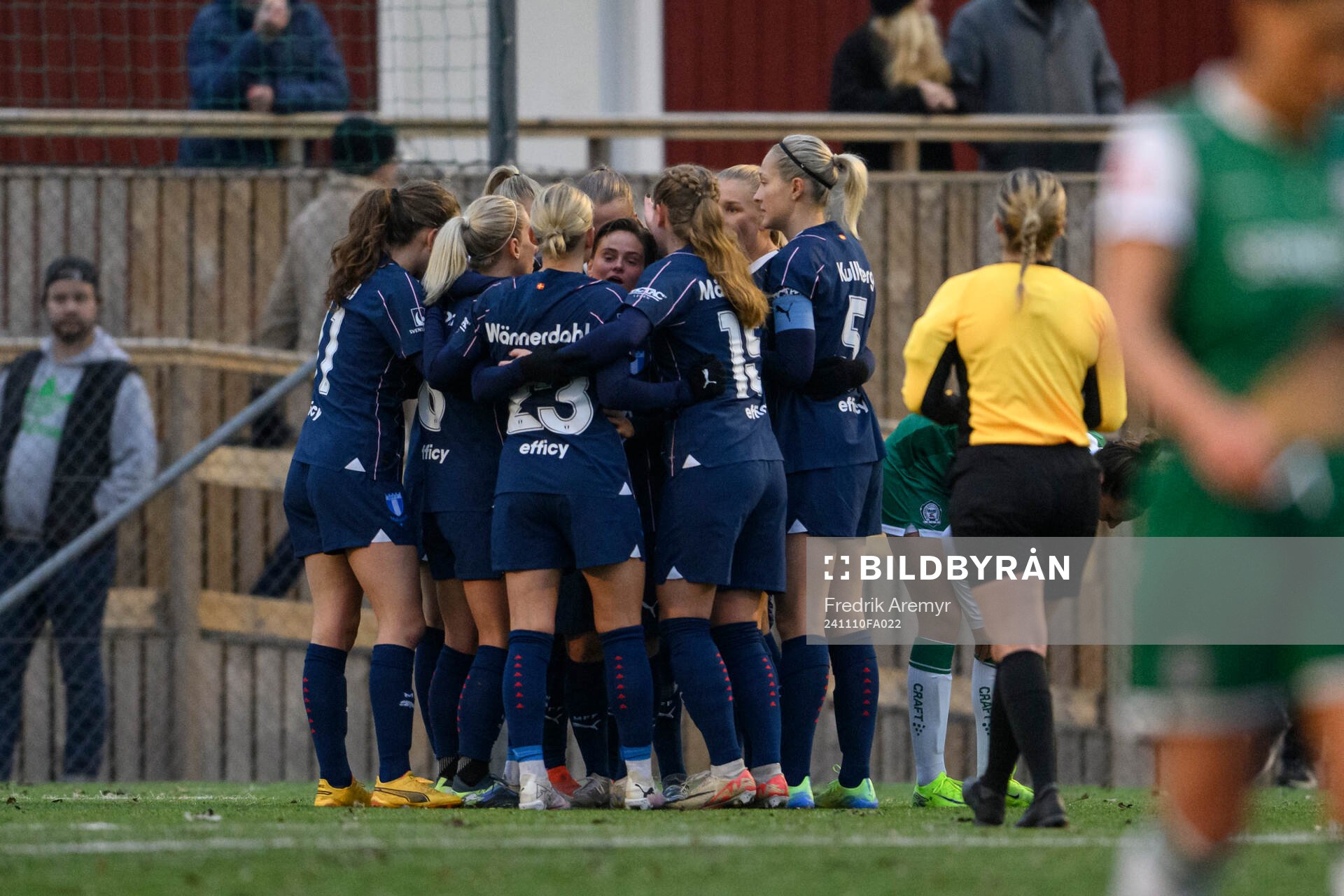 Malmö FFs spelare jublar tillsammans