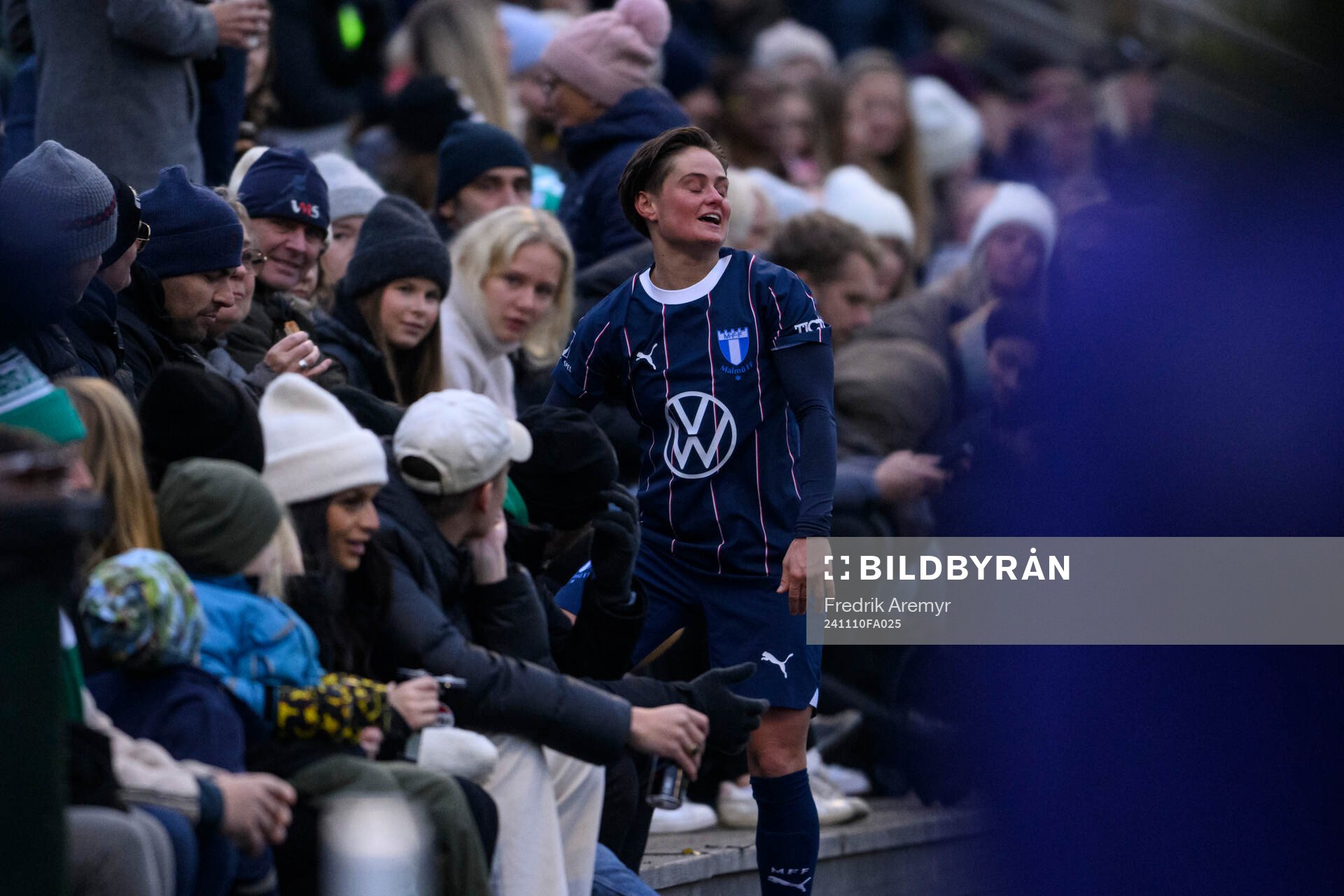 Malmö FFs målskytt Ema Paljevic jublar