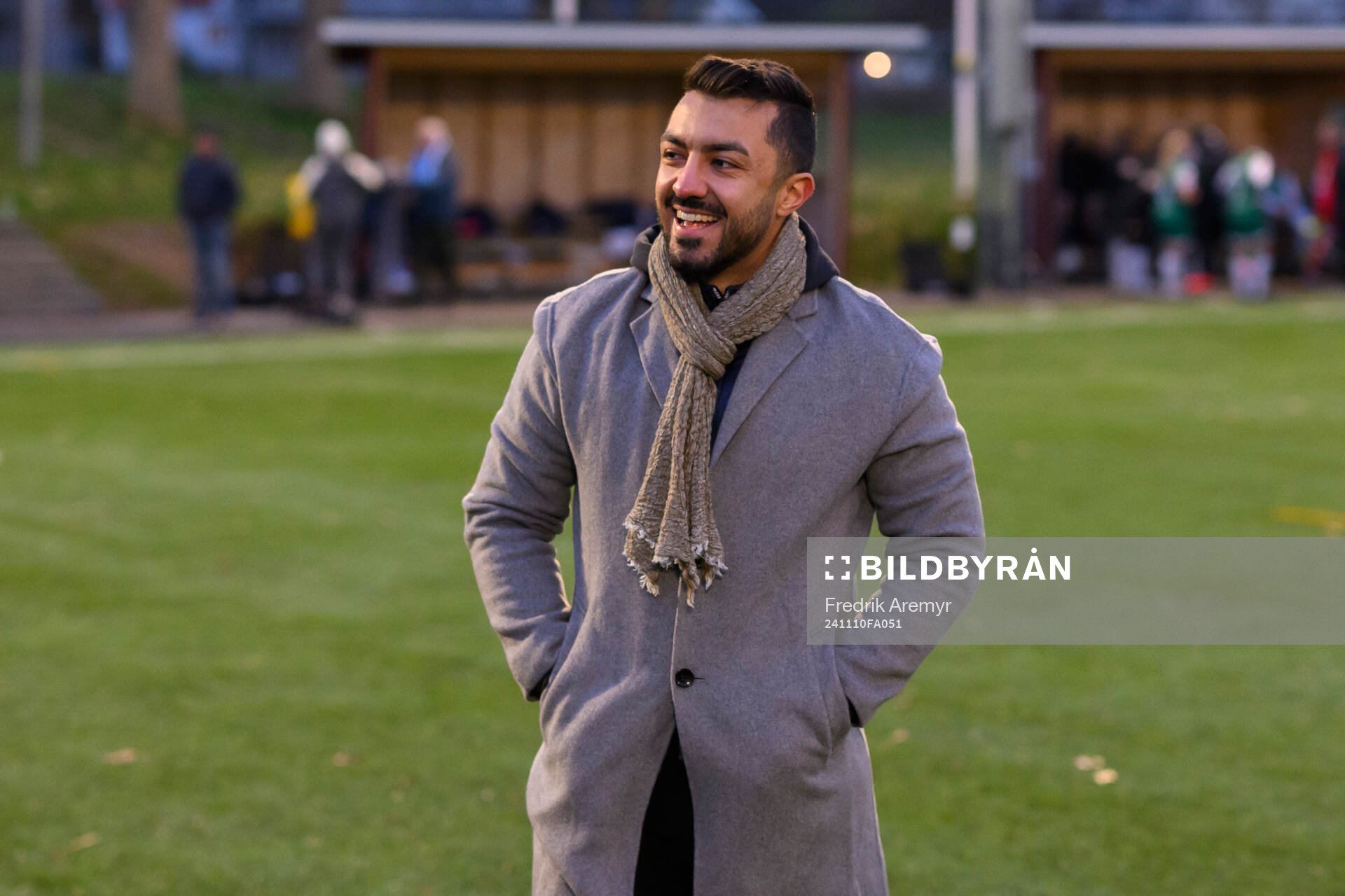 Malmö FFs assisterande sportchef Maxim Khalil jublar