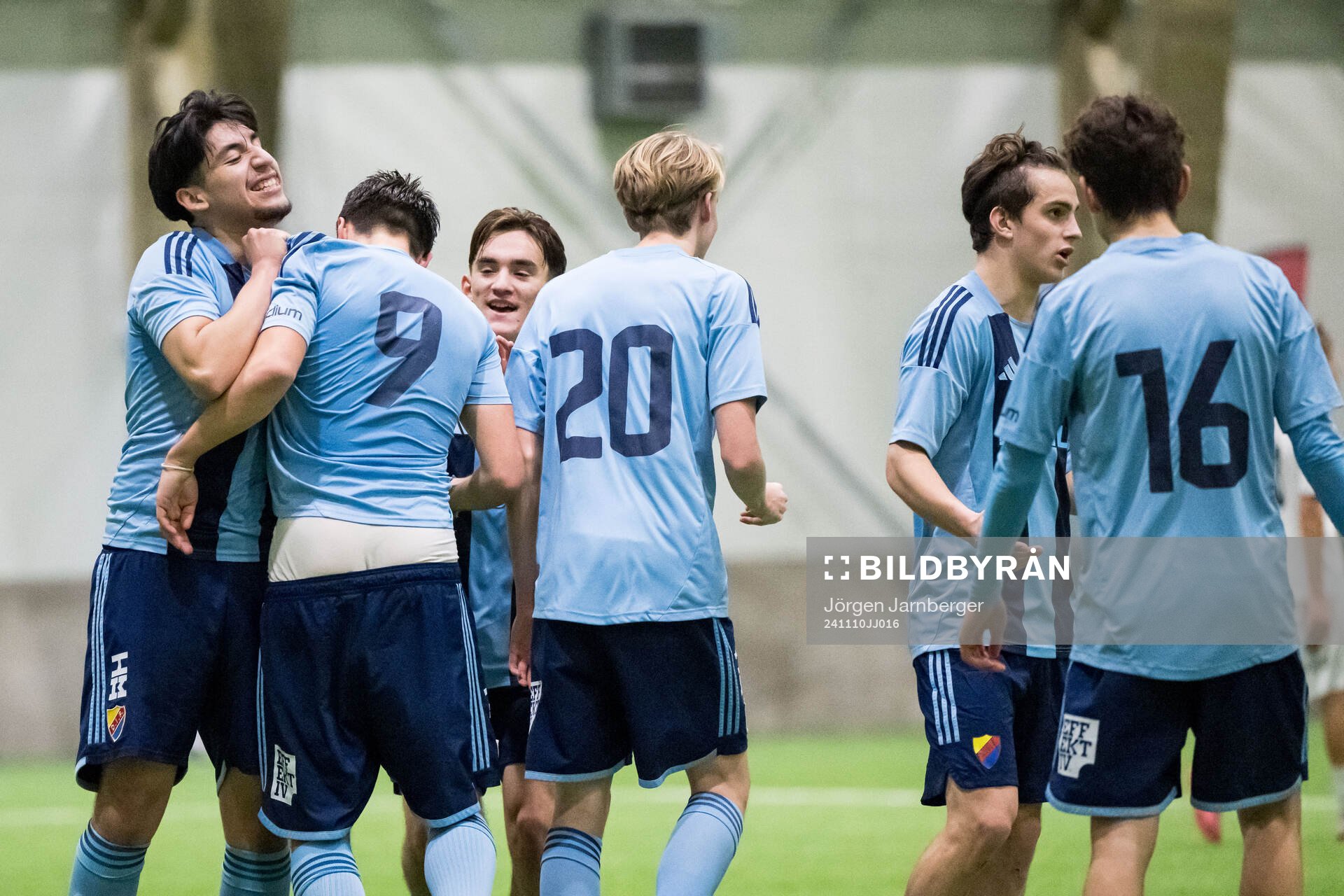 Djurgårdens Mario Amini jublar