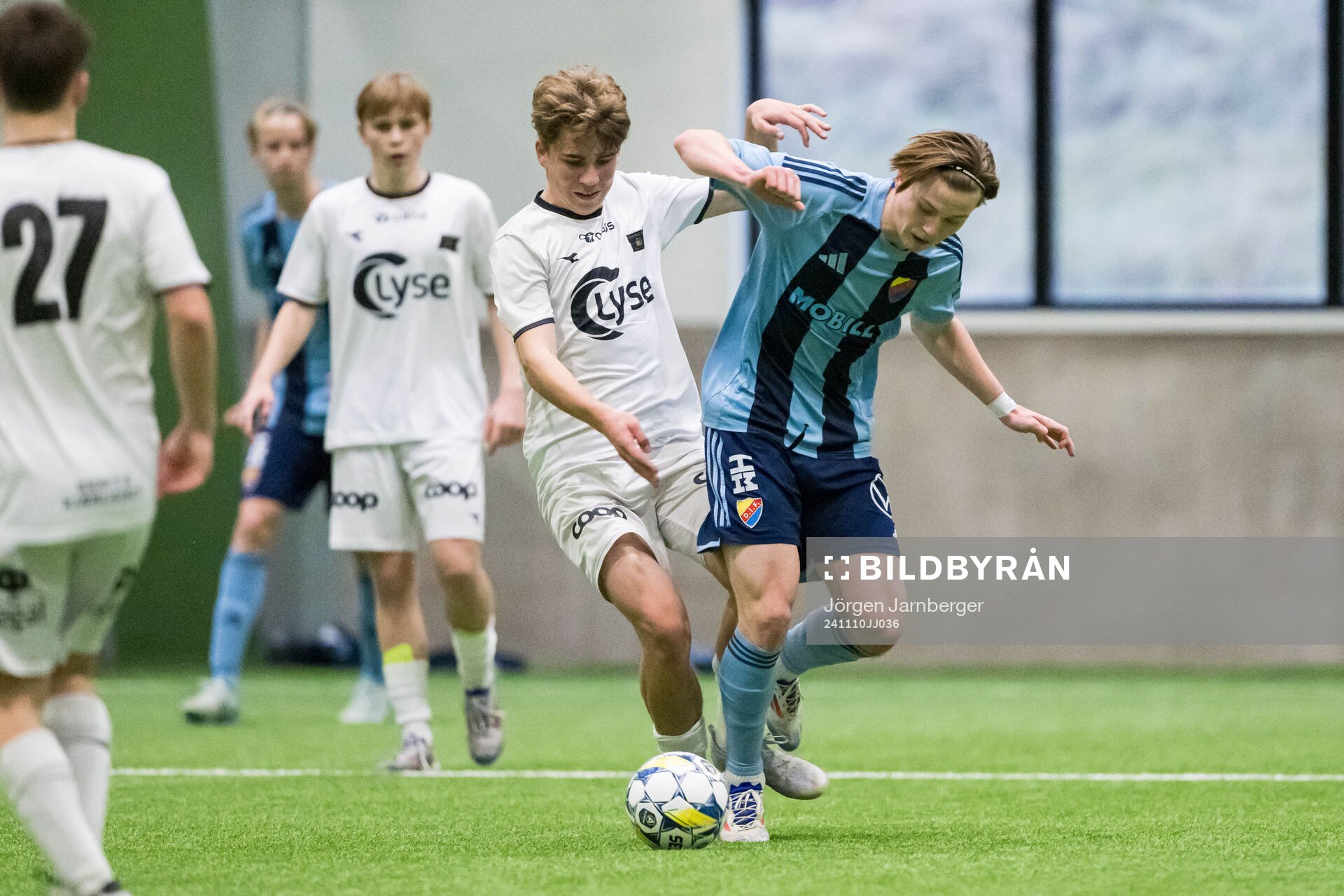 Vikings Eldar Duracak och Djurgårdens Millian Jansson