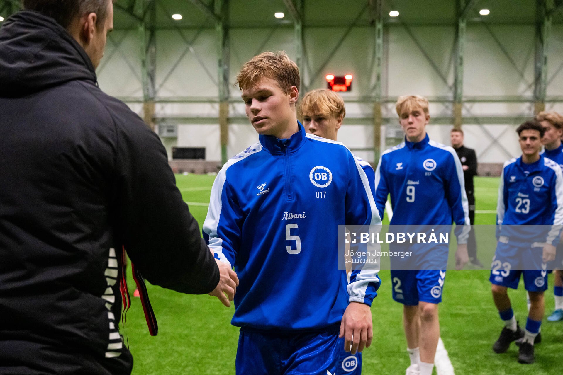 Odenses Lucas Bryde tar ett silvermedaljer