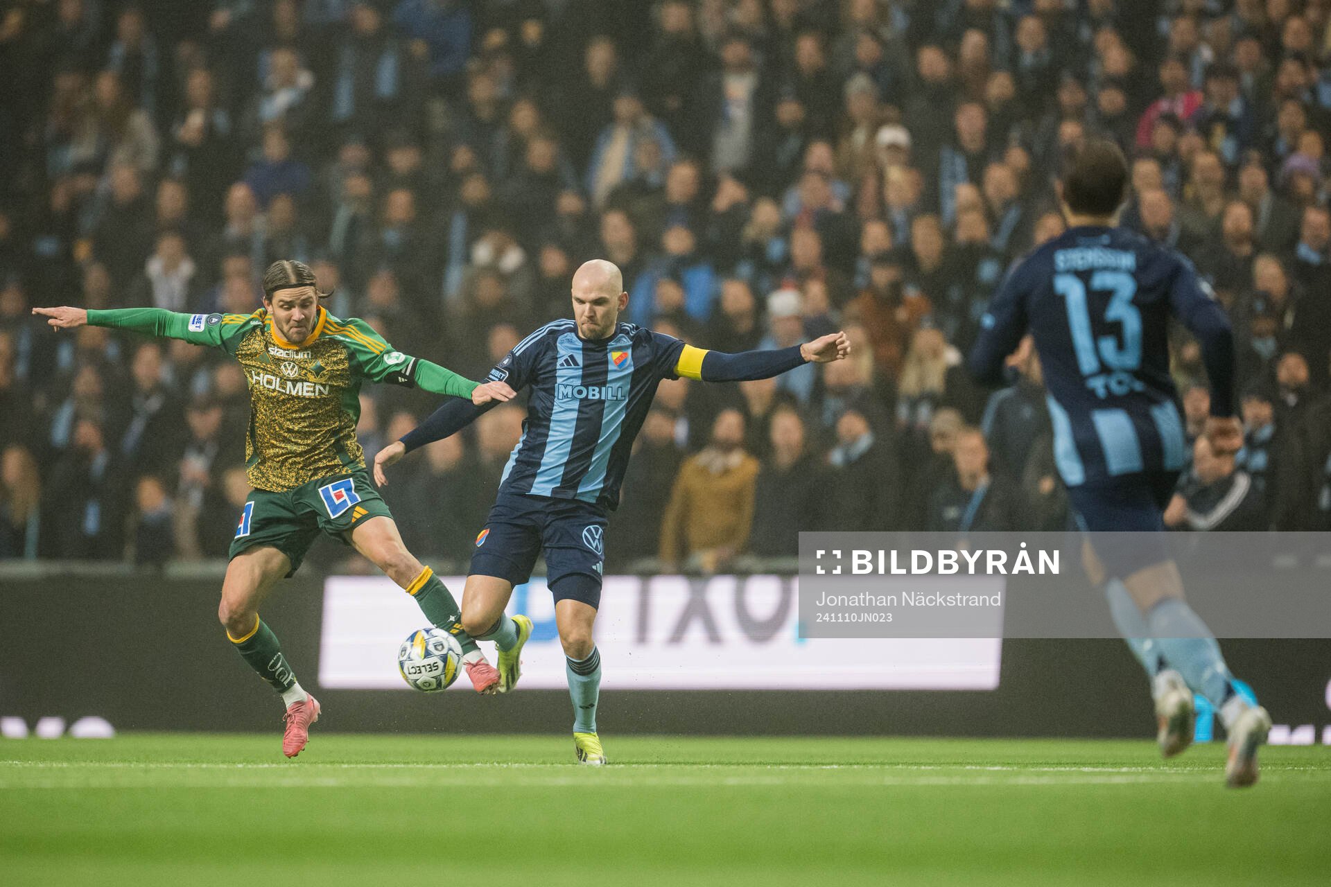 IFK Norrköpings Christoffer Nyman och Djurgårdens Marcus
