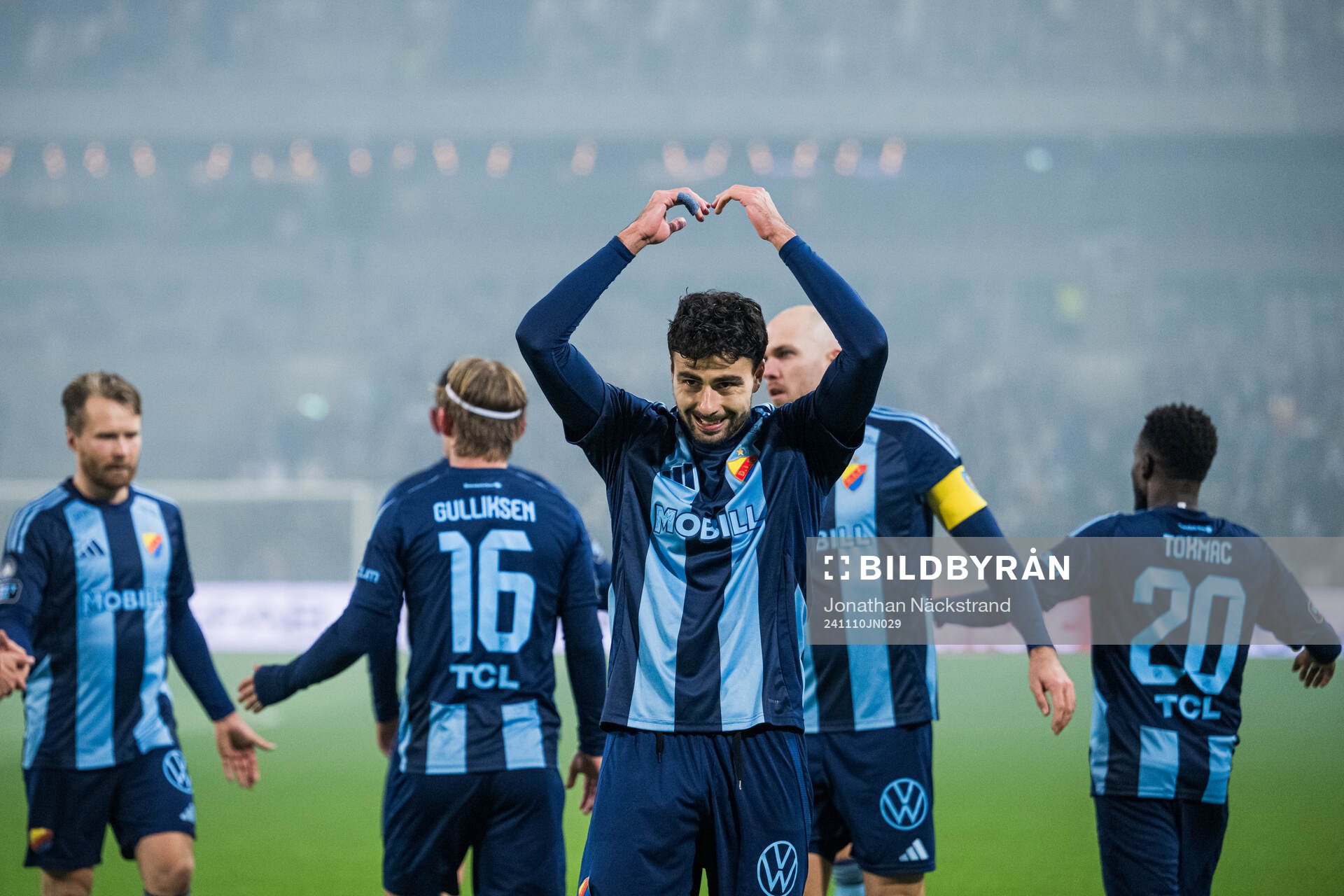 Djurgårdens Deniz Hummet jublar