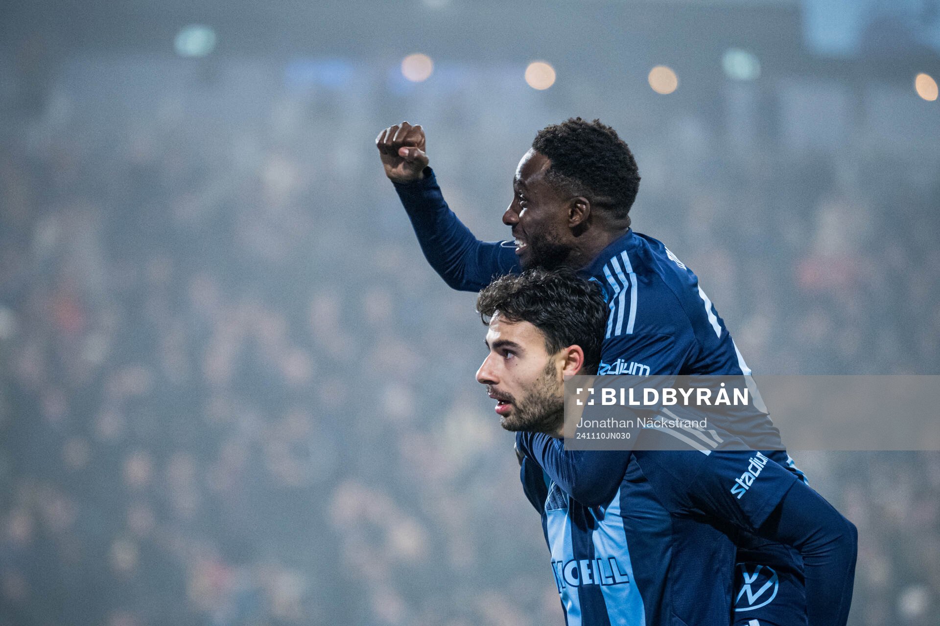 Djurgårdens Deniz Hummet jublar