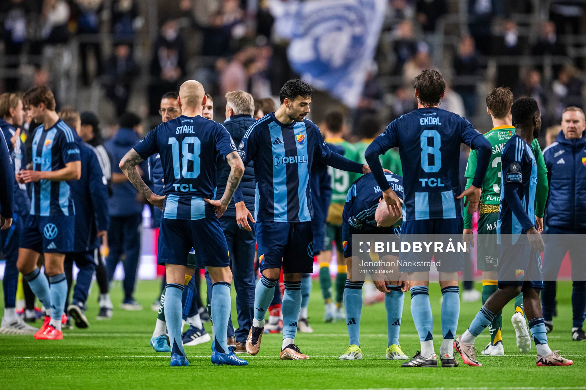 Djurgårdens Deniz Hummet  och Marcus Danielson