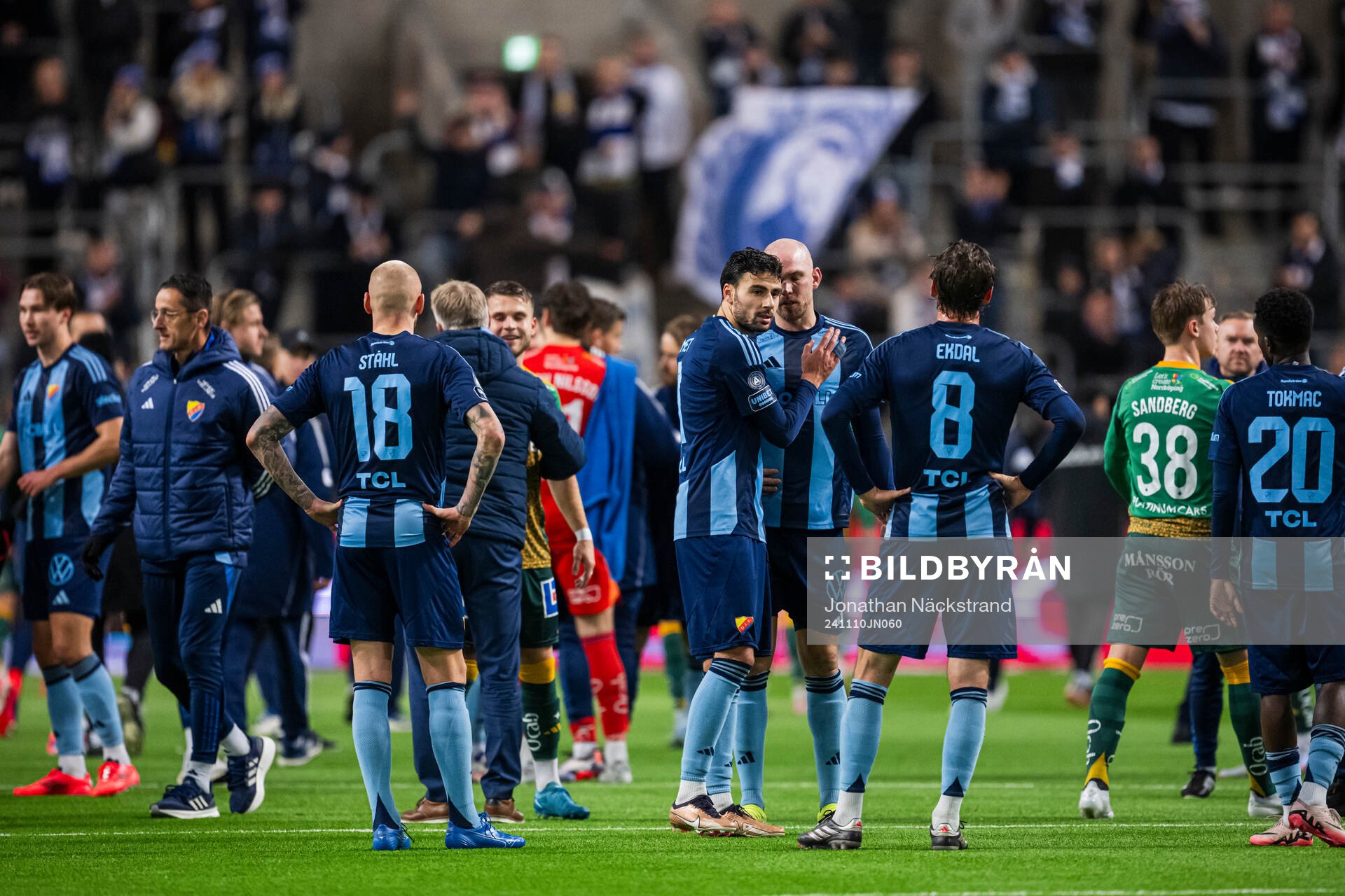 Djurgårdens Deniz Hummet  och Marcus Danielson