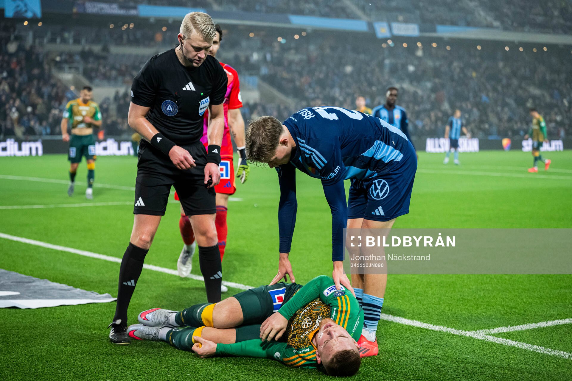IFK Norrköpings Dino Salihovic har ont