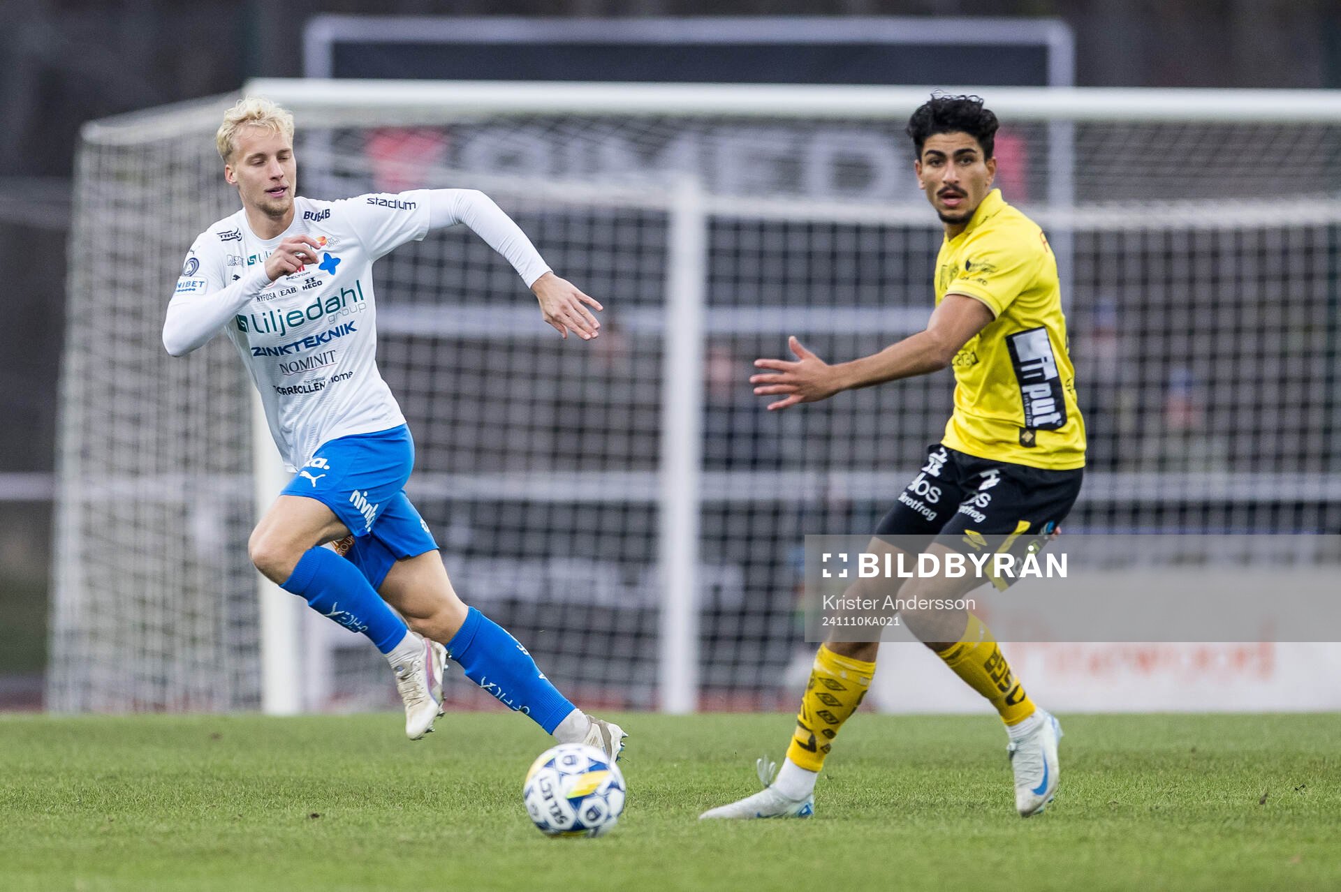 Värnamos Victor Larsson och Elfsborgs Ahmed Qasem