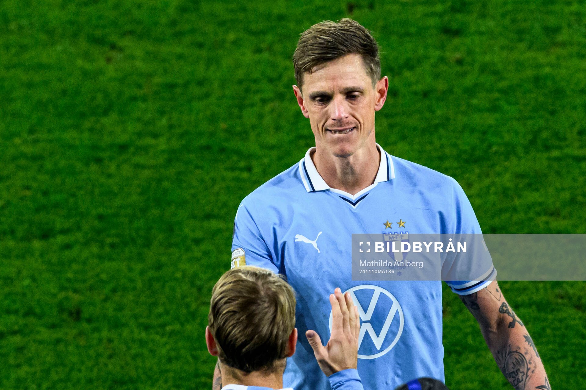 Malmö FFs Søren Rieks lämnar planen