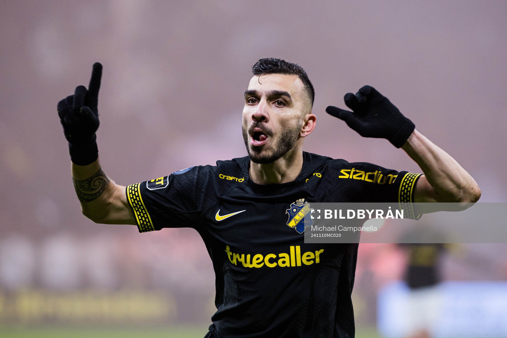 AIKs Ioannis Pittas jublar