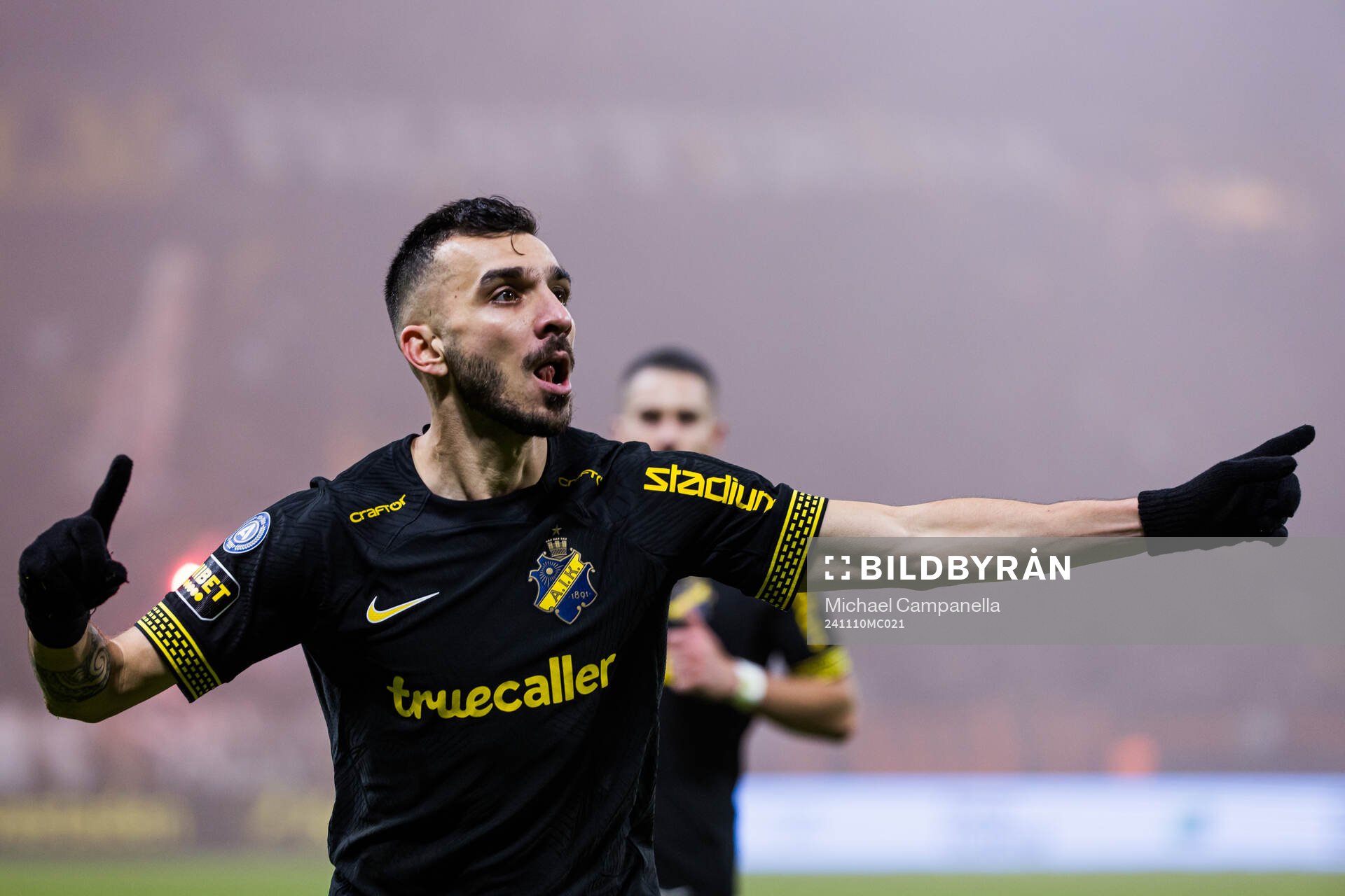 AIKs Ioannis Pittas jublar