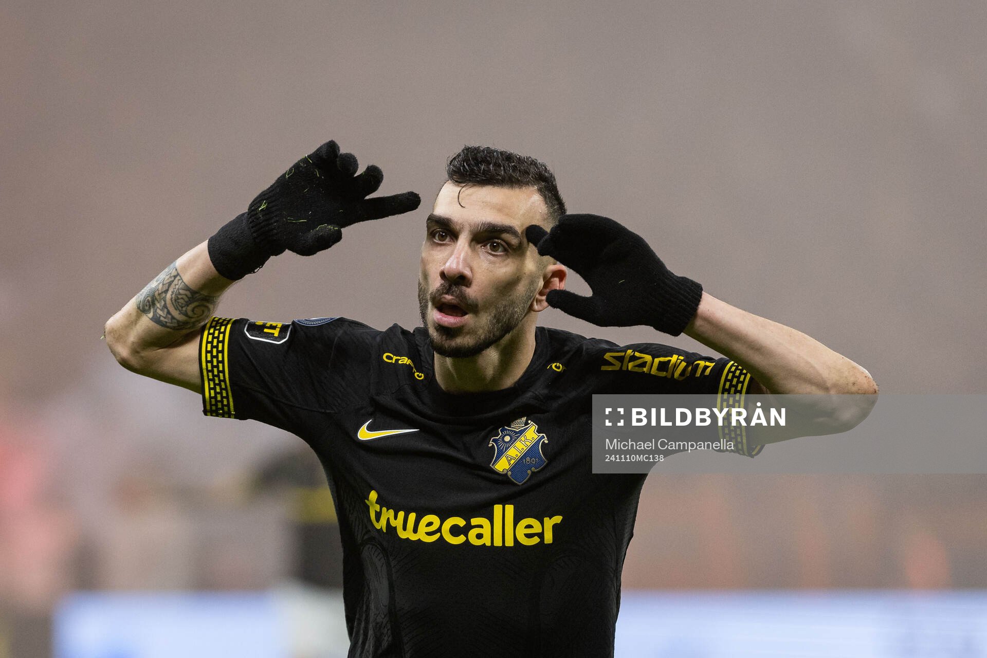 AIKs Ioannis Pittas jublar