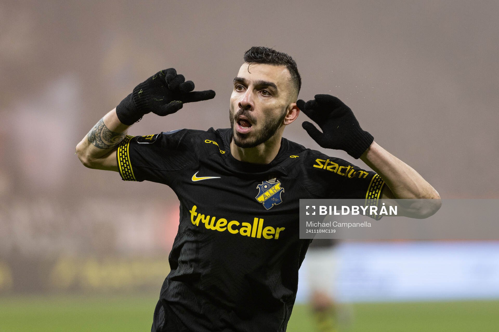 AIKs Ioannis Pittas jublar