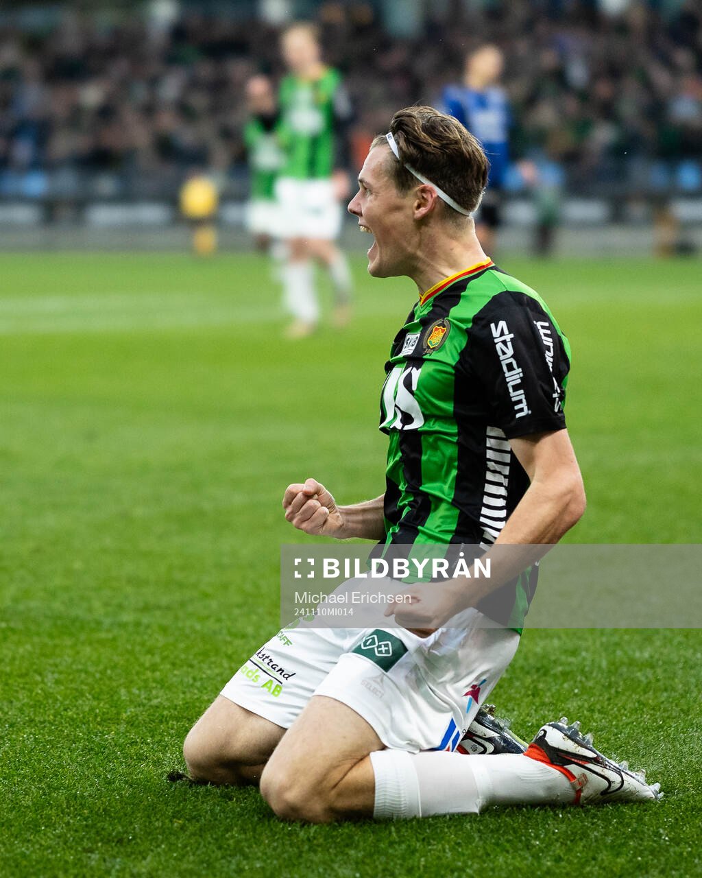 GAIS Axel Henriksson jublar