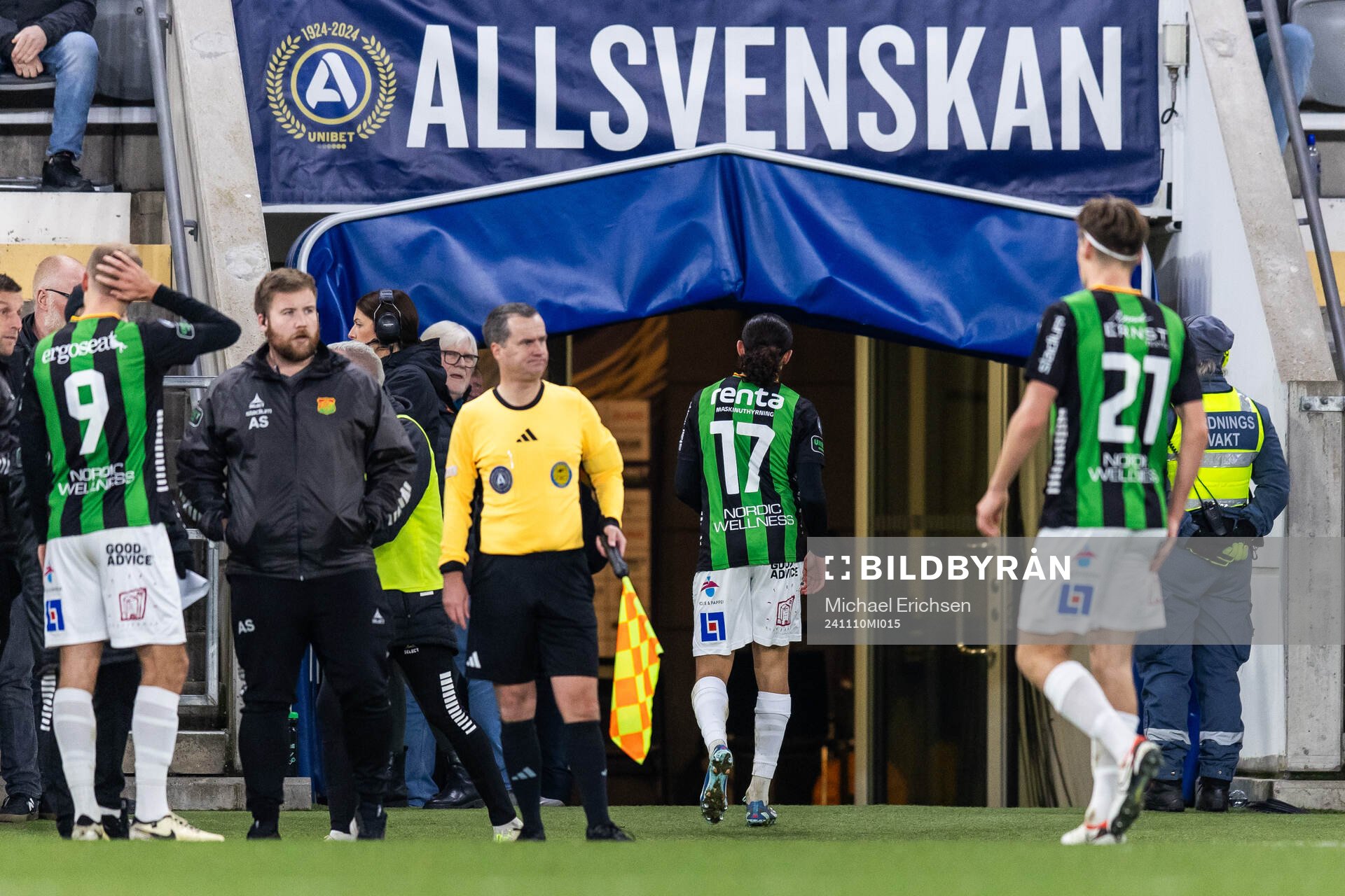 GAIS Amin Boudri deppar när han lämnar plan