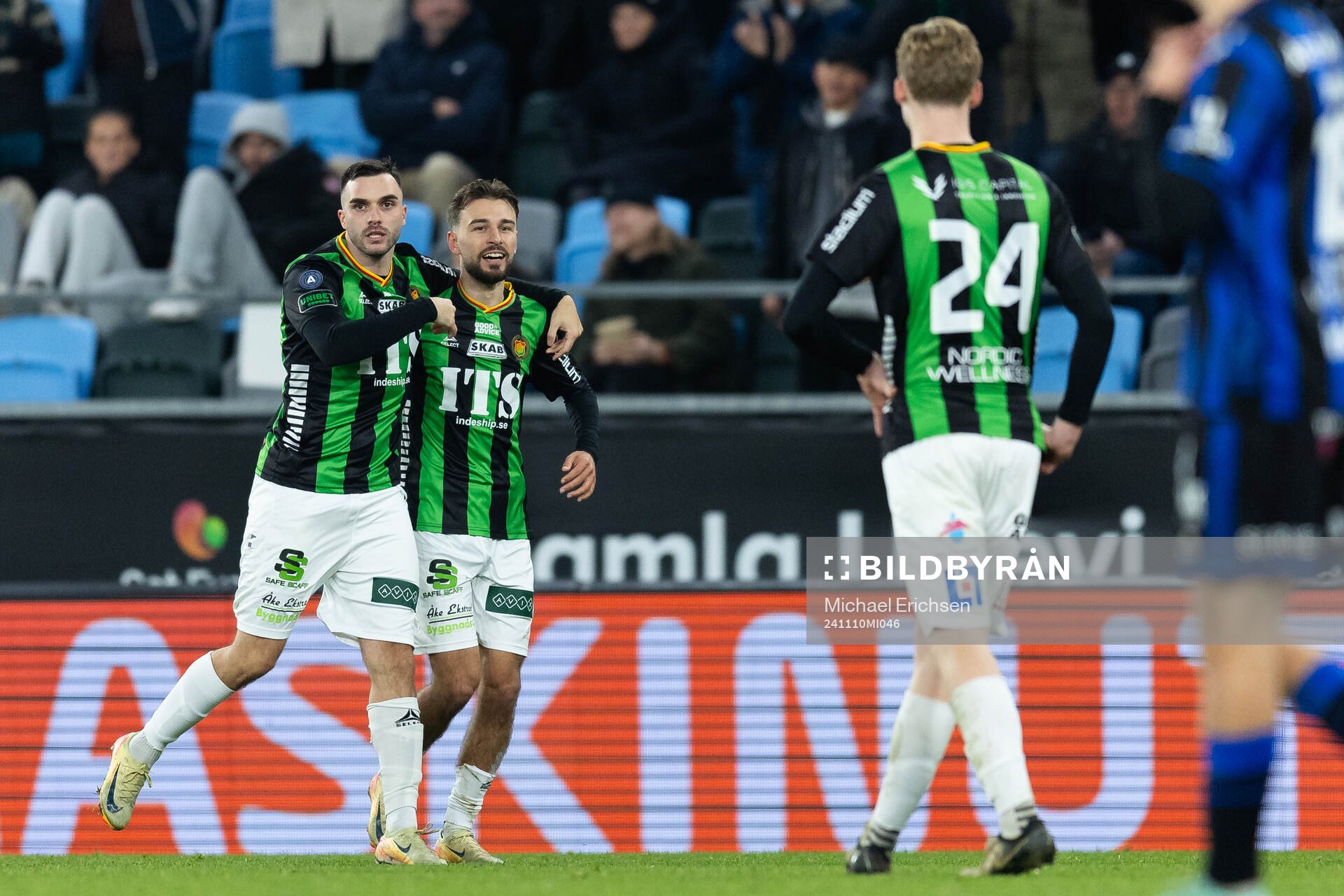 GAIS Edvin Becirovic jublar ihop med Egzon Binaku