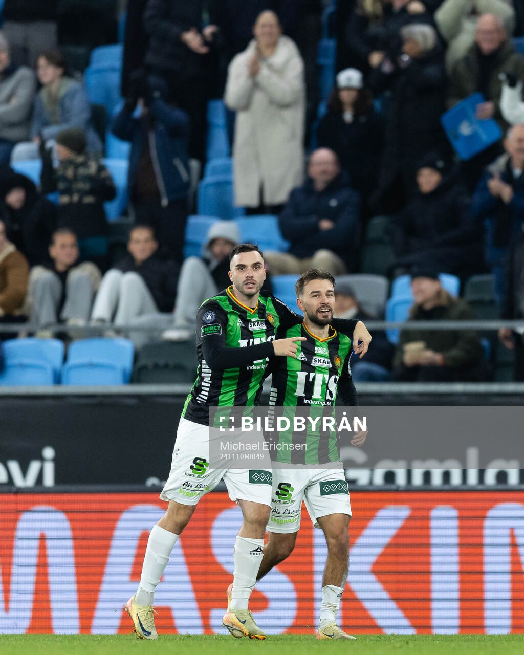 GAIS Edvin Becirovic jublar ihop med Egzon Binaku
