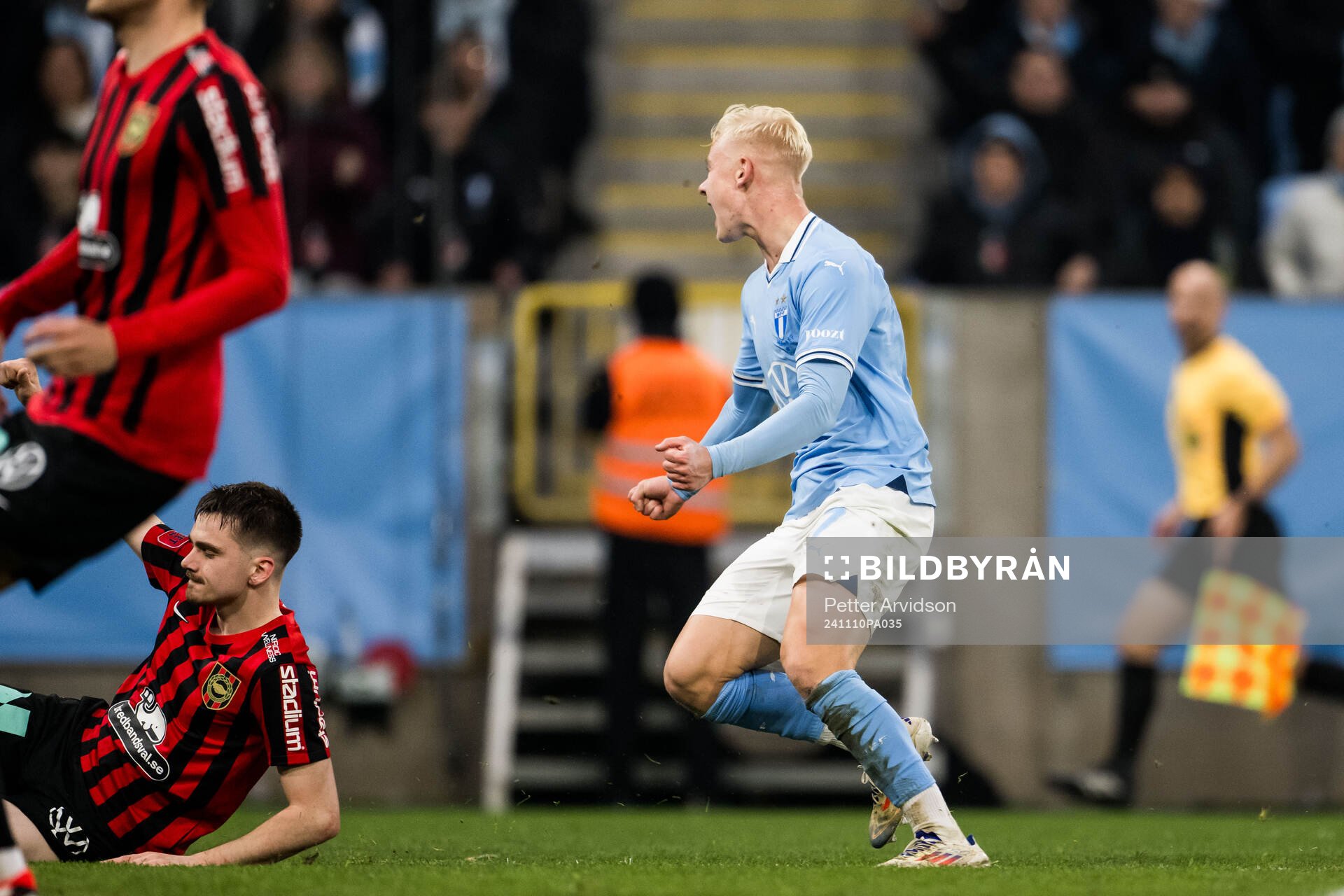 Malmö FFs Otto Rosengren jublar