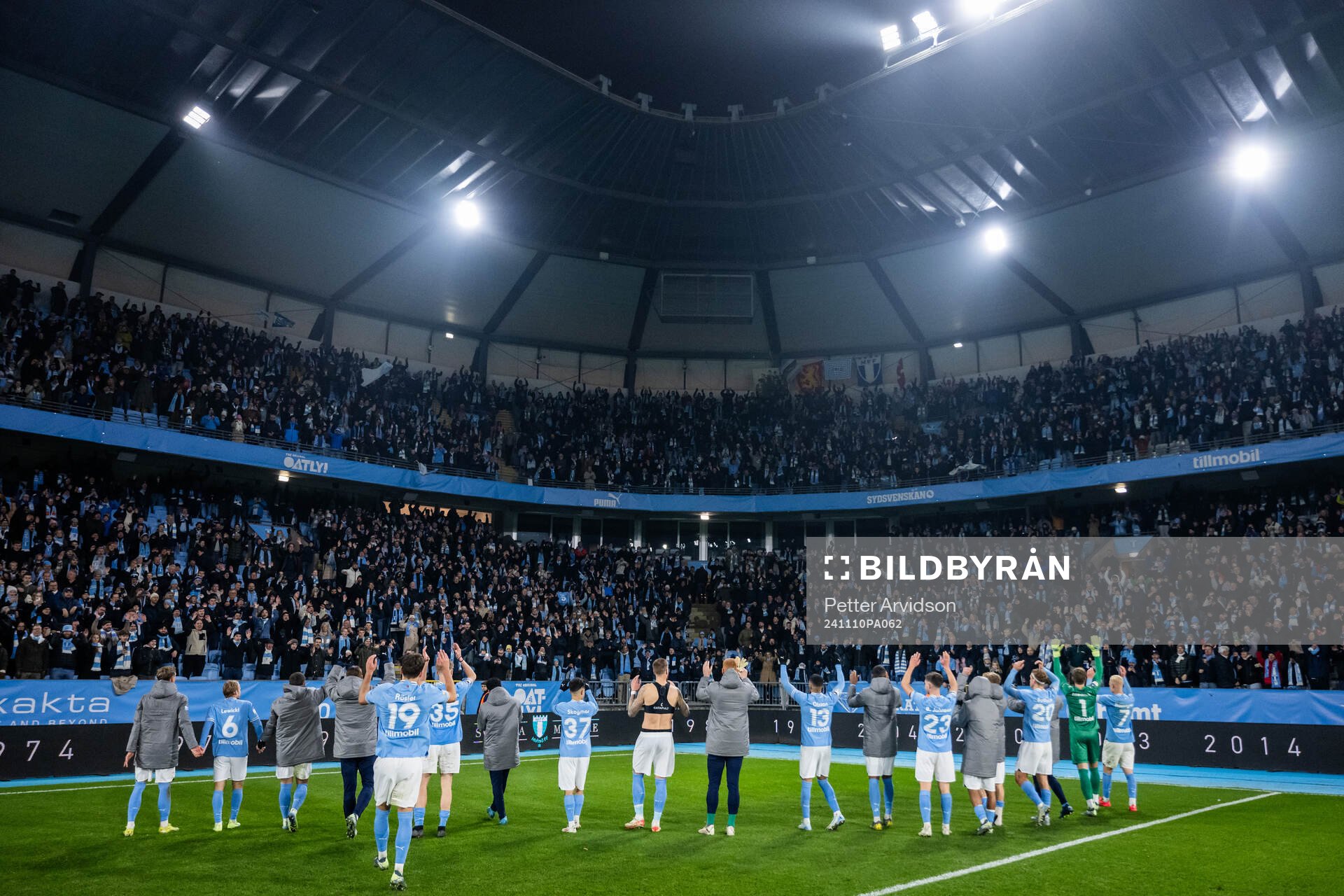 Malmö FFs spelare jublar
