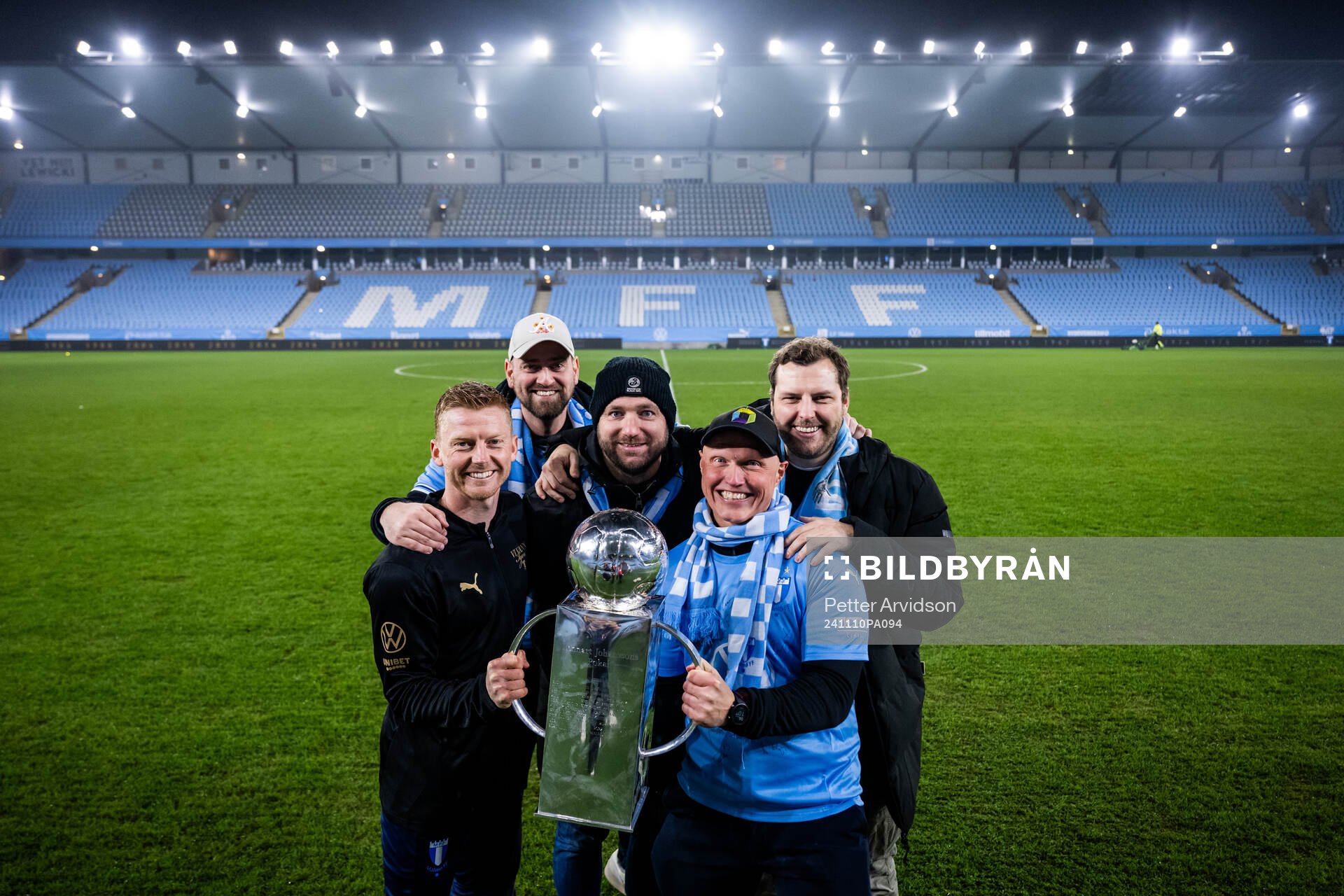 Malmö FFs Anders Christiansen jublar med Lennart
