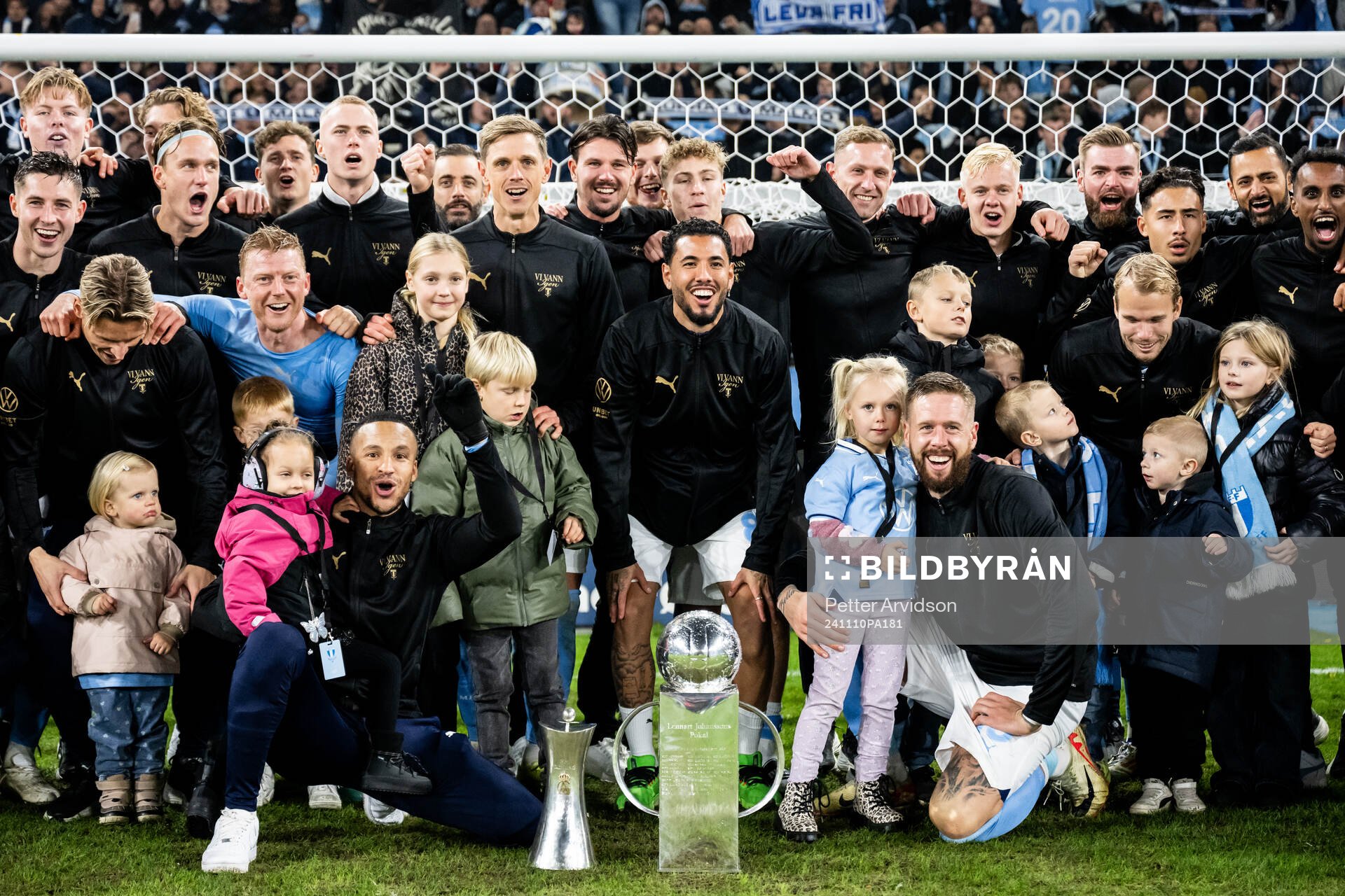 Malmö FFs spelare jublar