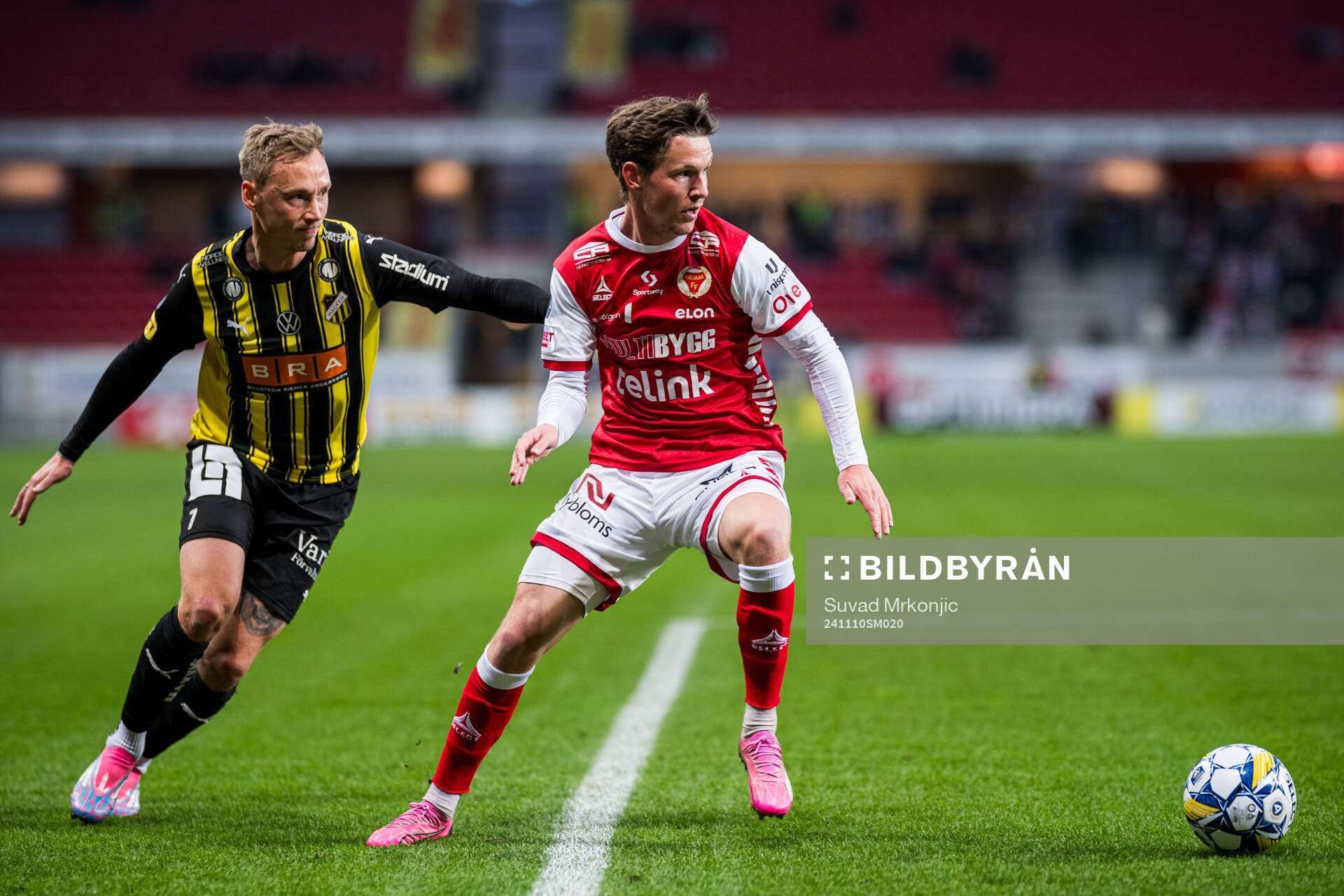 Häckens Jacob Barret Laursen och Kalmars Max Svensson