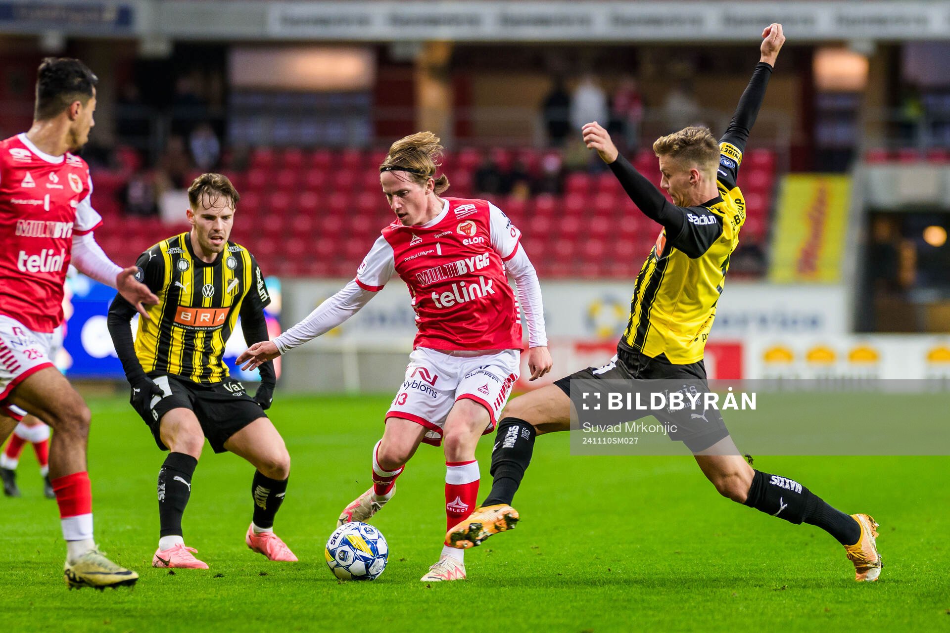 Kalmars Johan Karlsson och Häckens Samuel Leach Holm