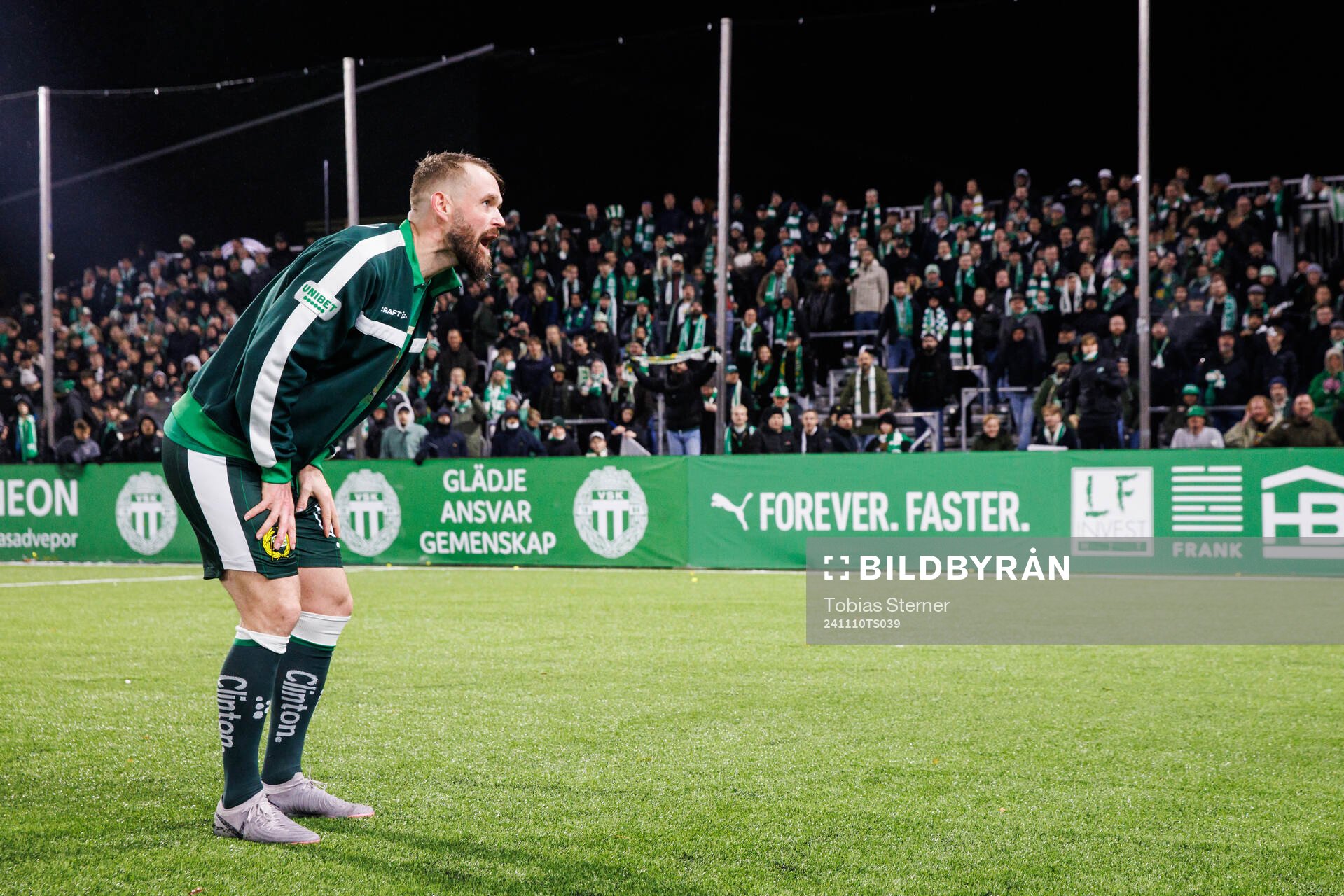 Hammarbys Mads Fenger Nielsen jublar