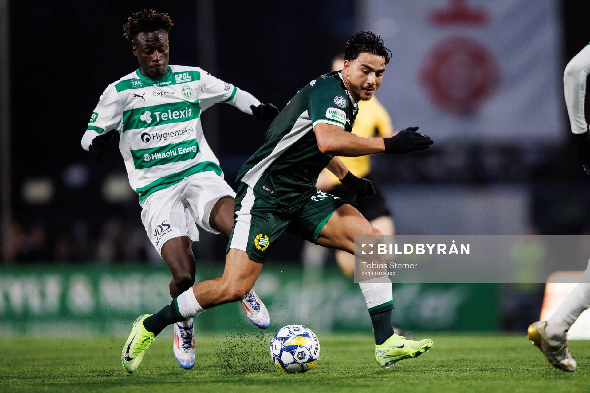 Västerås Youssoupha Sanyang och Hammarbys Jusef Erabi