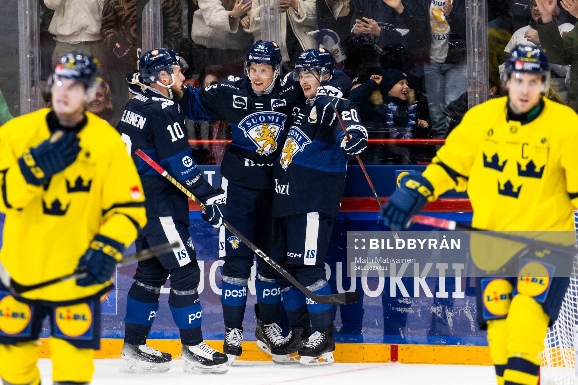 Kristian Vesalainen, Otto Koivula and Sampo Ranta of