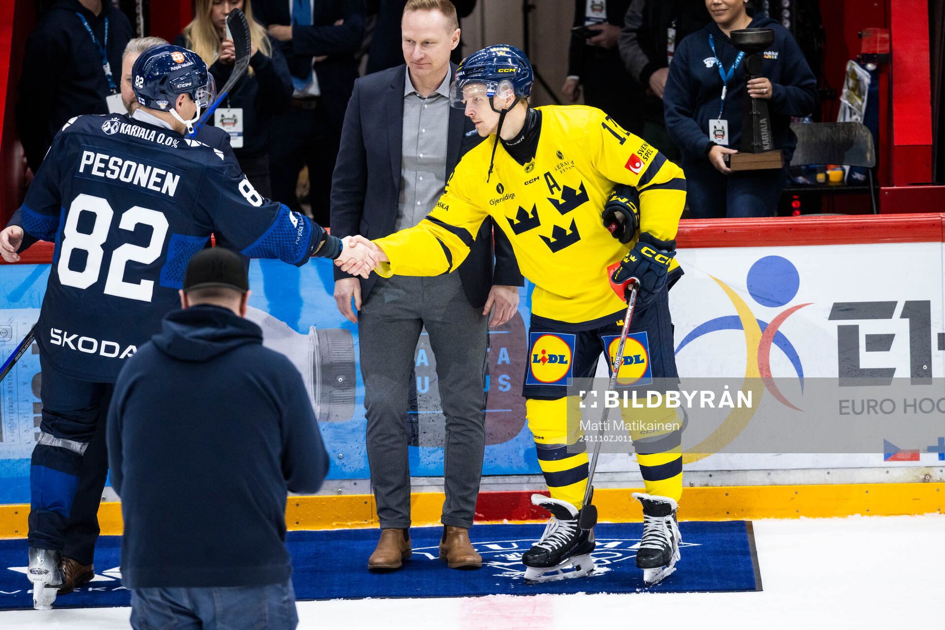 Harri Pesonen of Finland and Max Friberg of Sweden