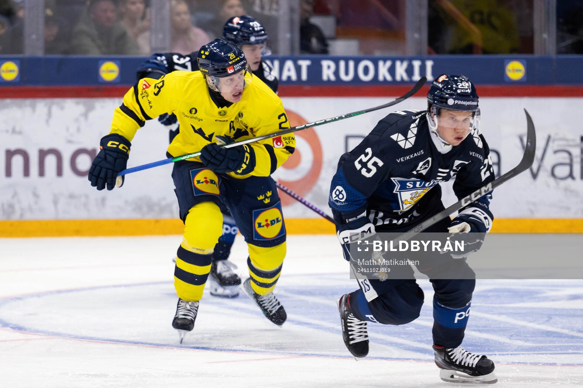 Atro Leppanen of Finland and Oskar Steen of Sweden and Toni