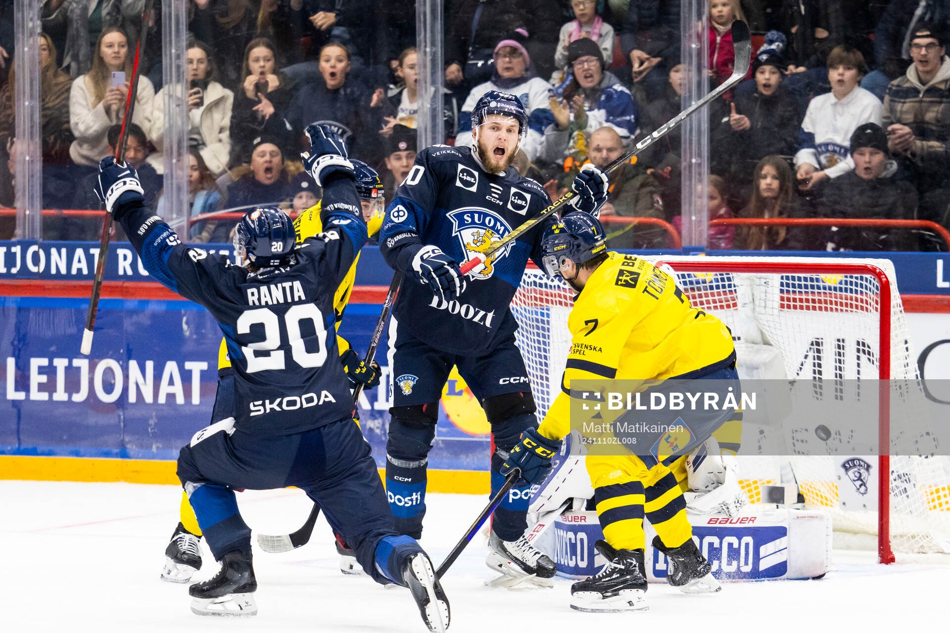 Sampo Ranta of Finland celebrates
