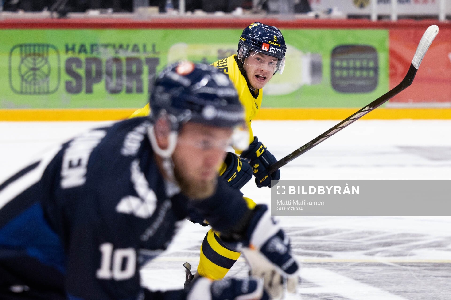 Kristian Vesalainen of Finland and Victor Söderström of