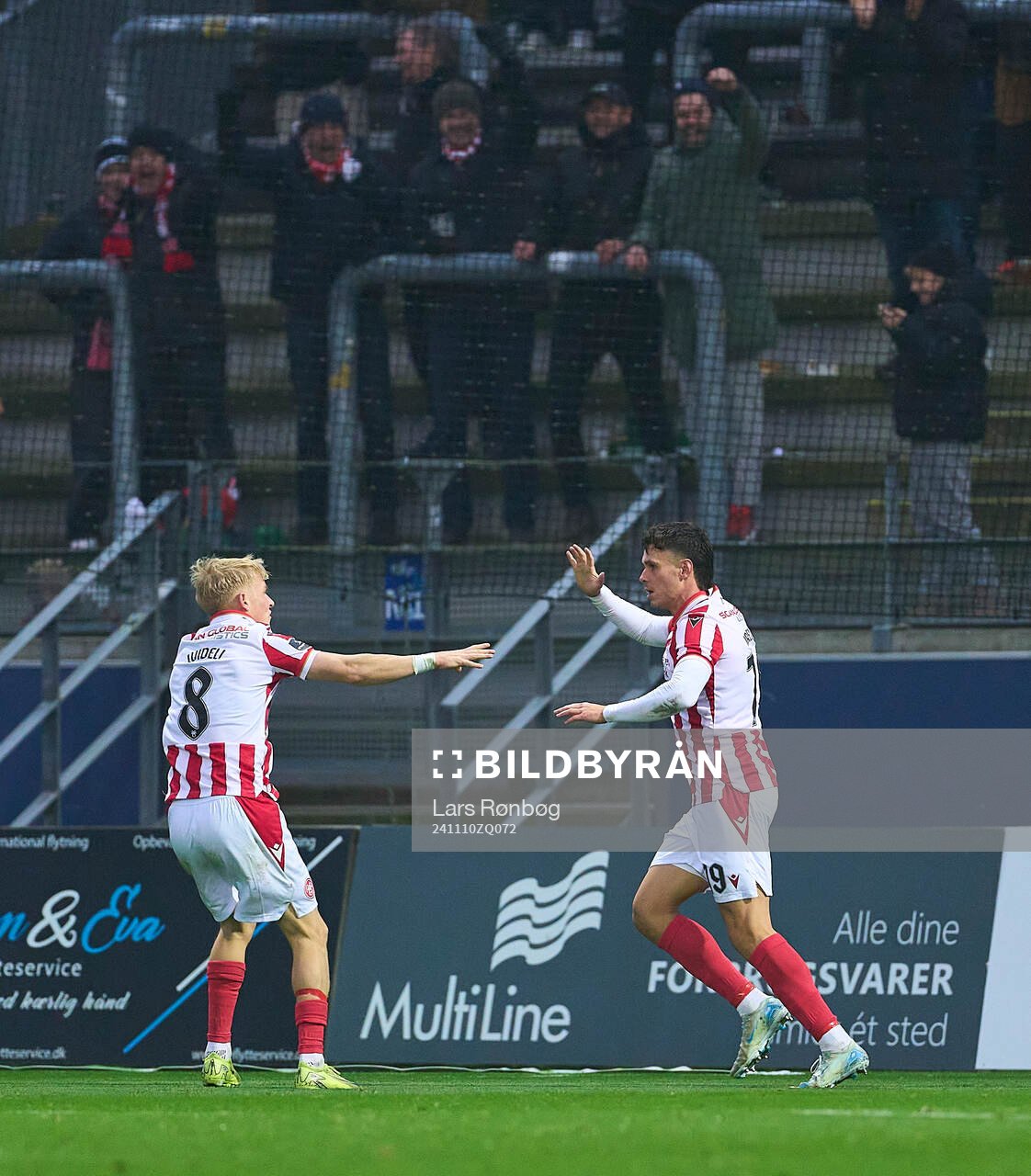 KONGENS LYNGBY, DENMARK - NOVEMBER 10: Melker Widell and