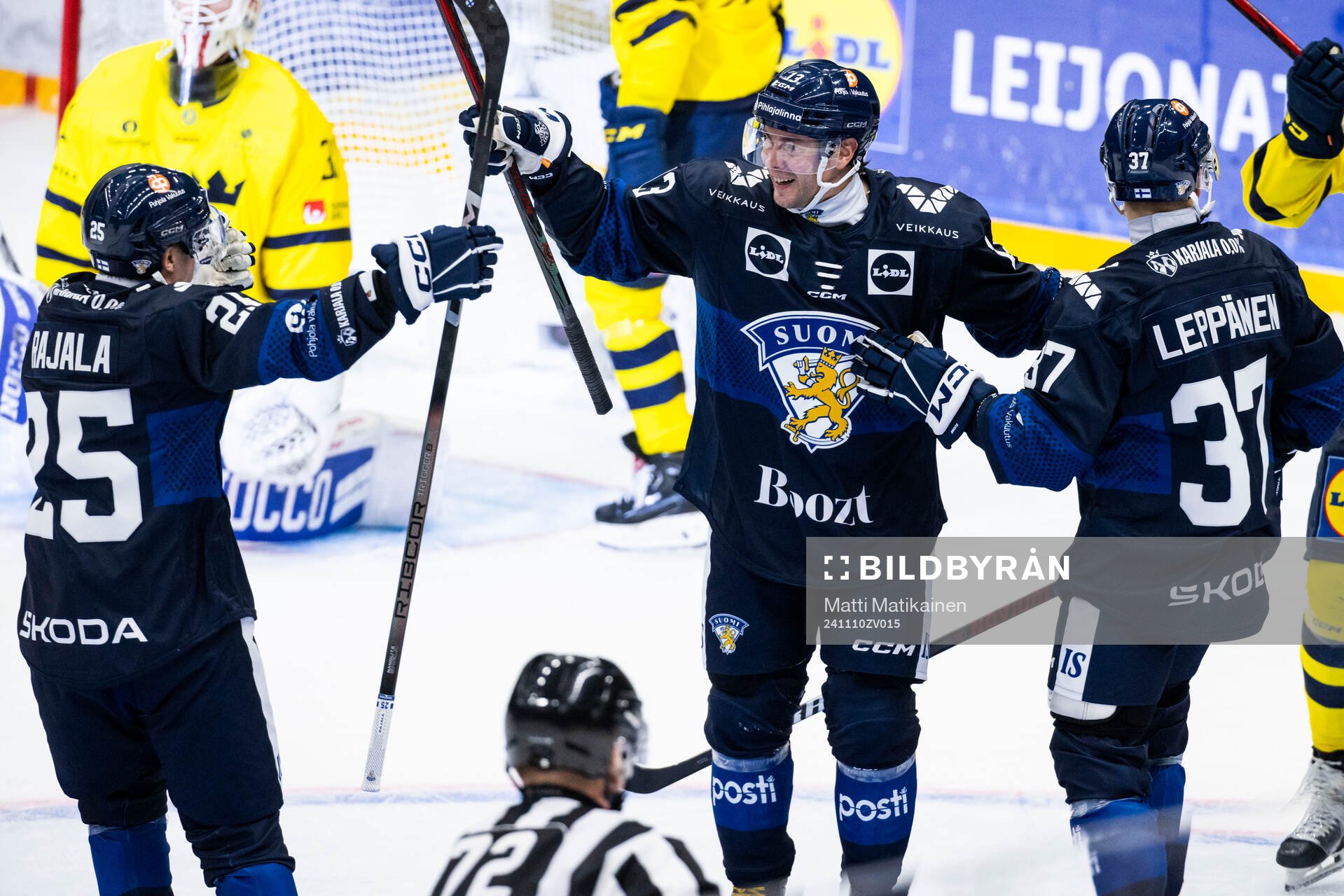 Mikael Ruohomaa of Finland celebrates