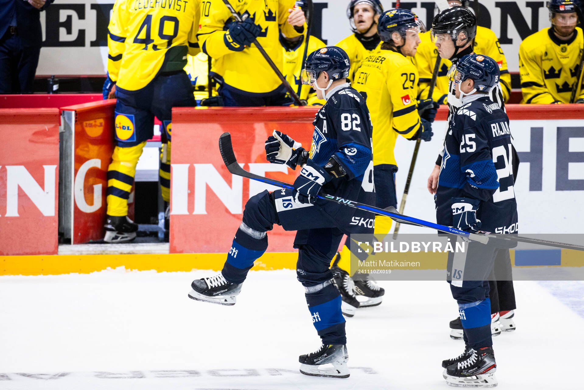 Harri Pesonen of Finland celebrates