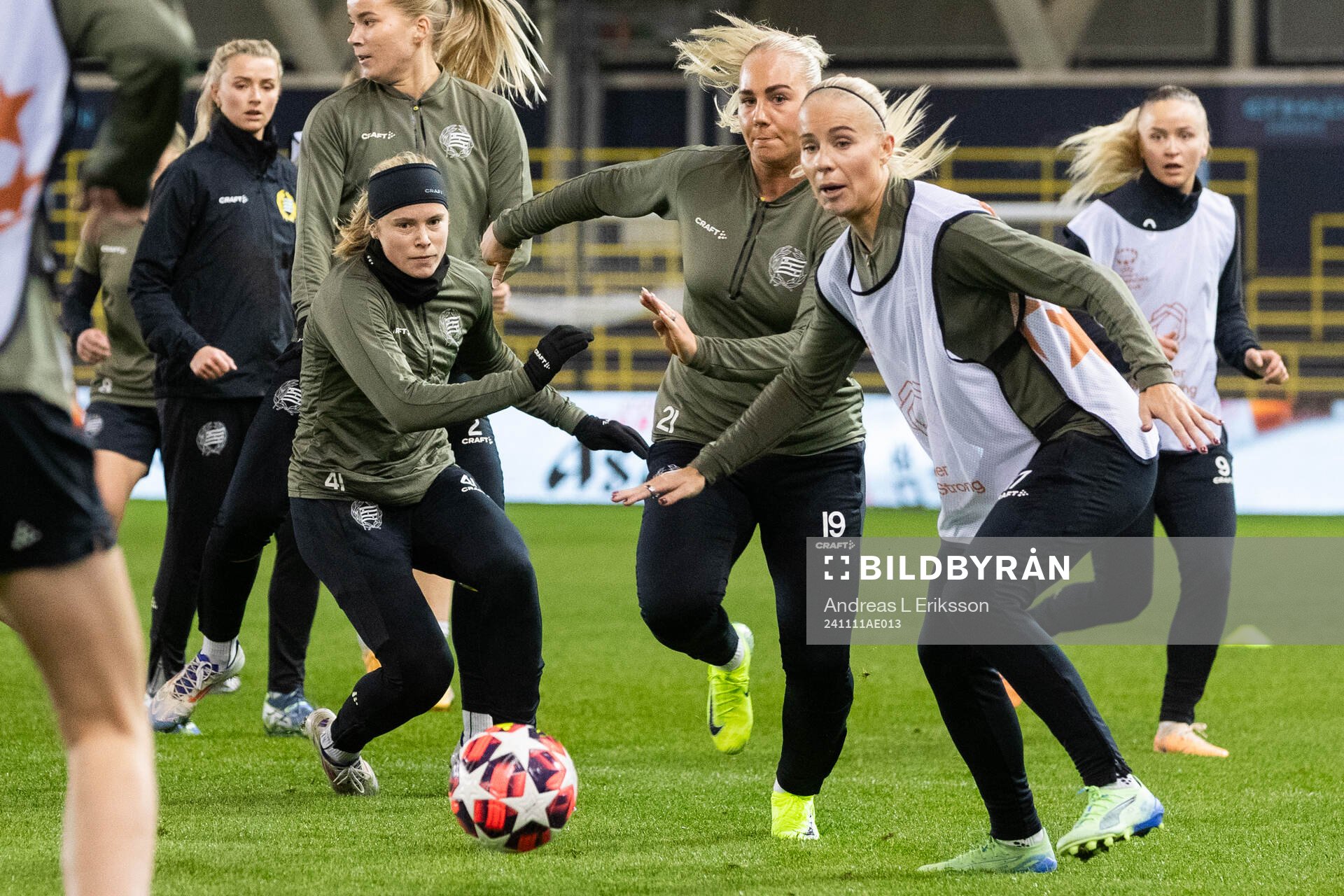 Julie Blakstad, Cathinka Tandberg and Stina Lennartsson of