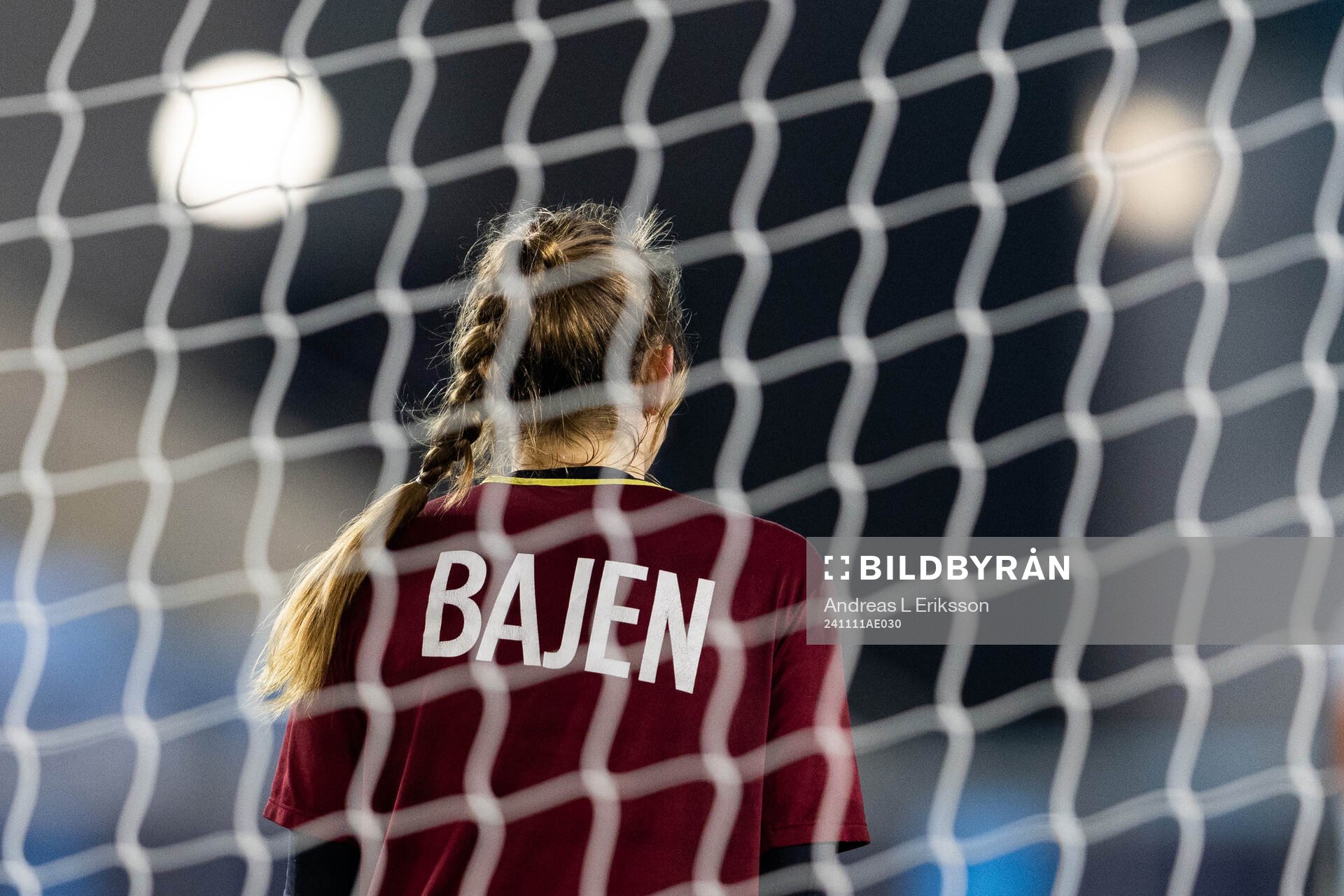 The back of a player of Hammarby