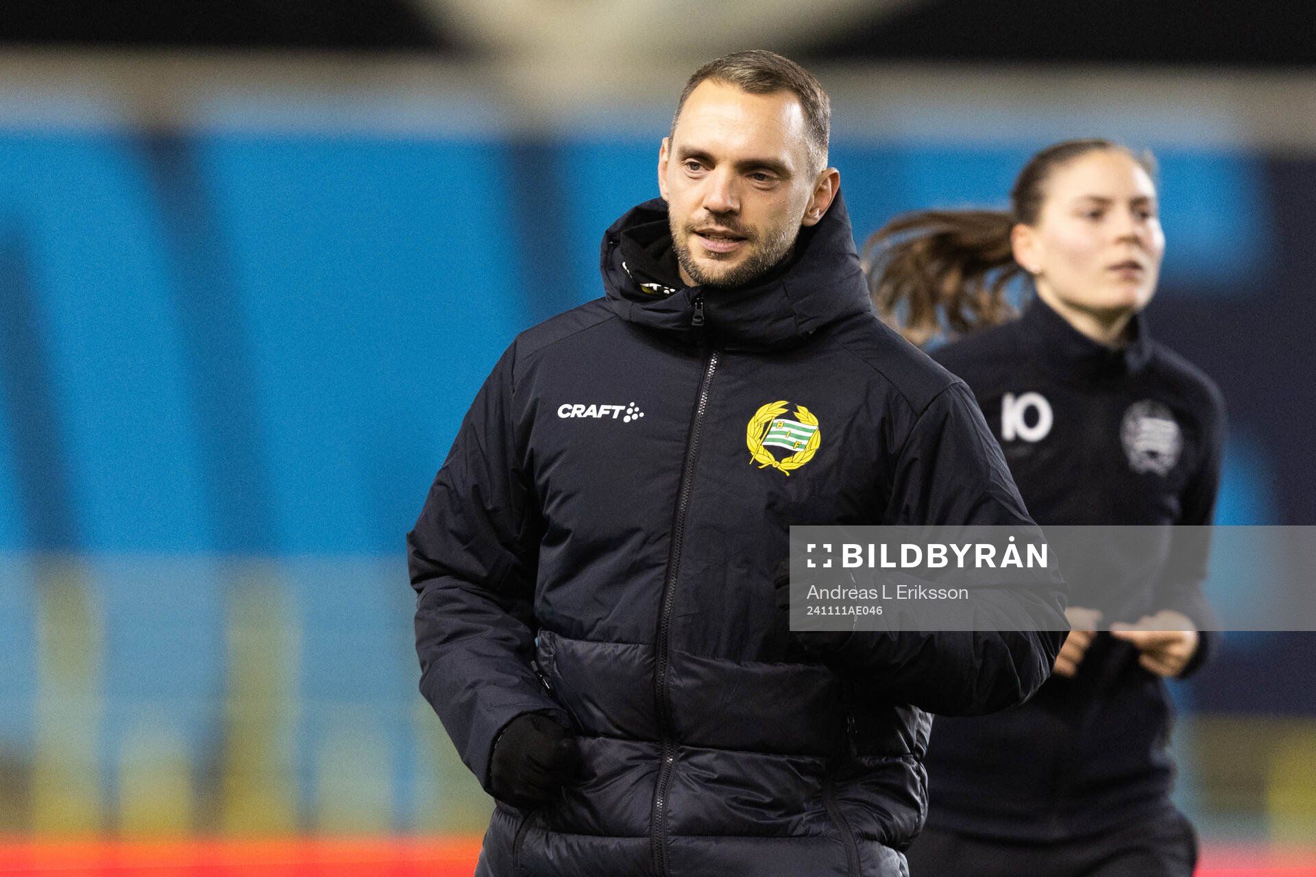 Physical trainer Sebastian Larsson of Hammarby