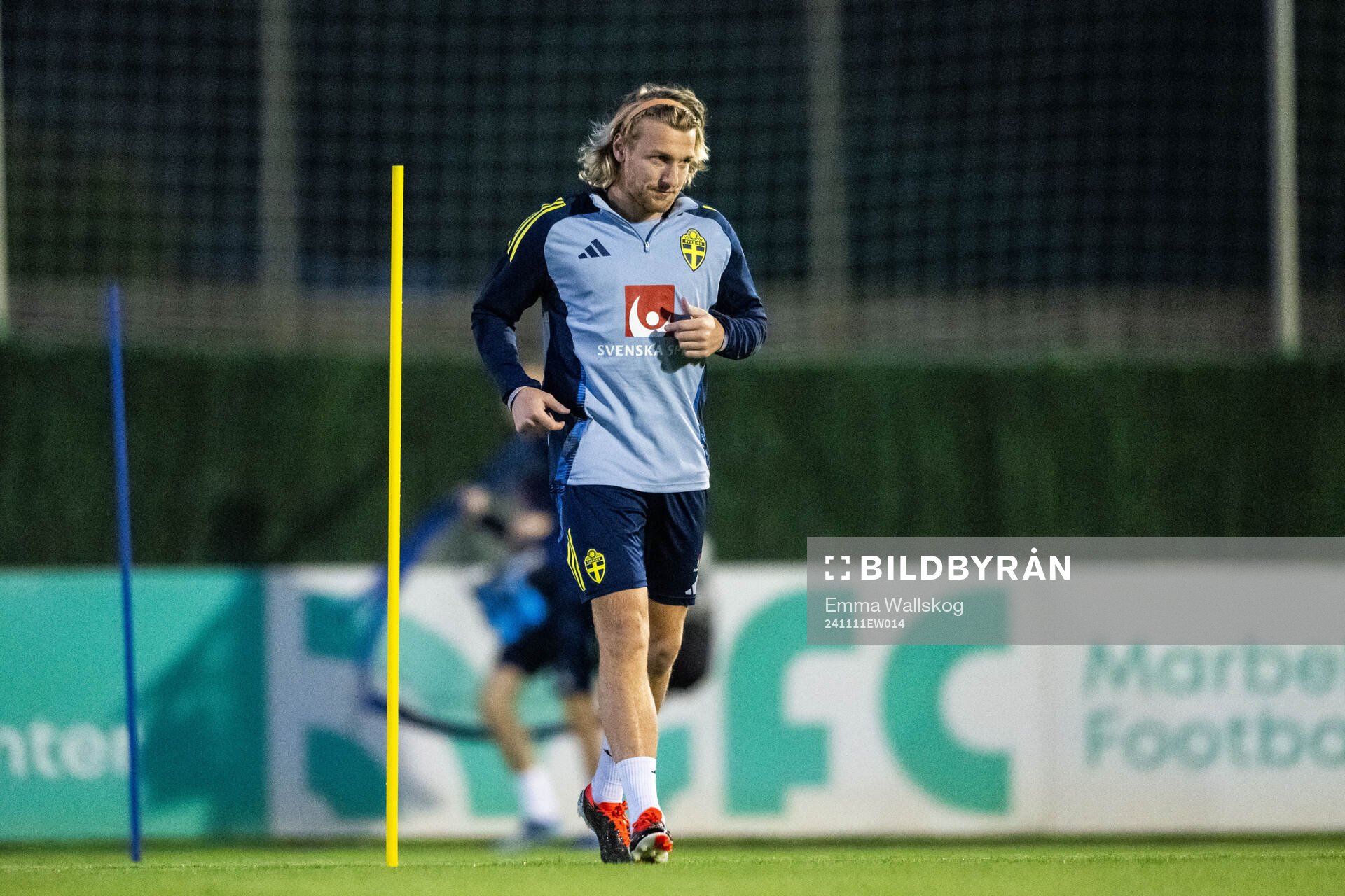 Emil Forsberg of the Swedish men's football national team