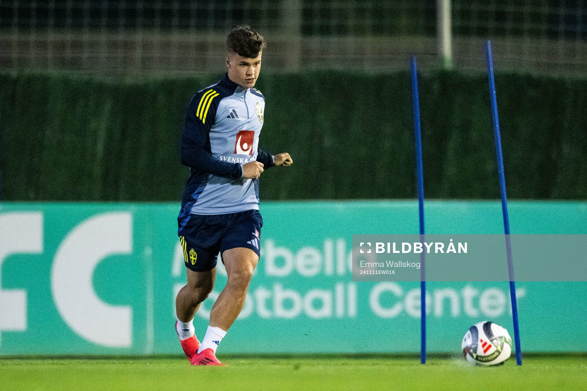 Samuel Dahl of the Swedish men's football national team at