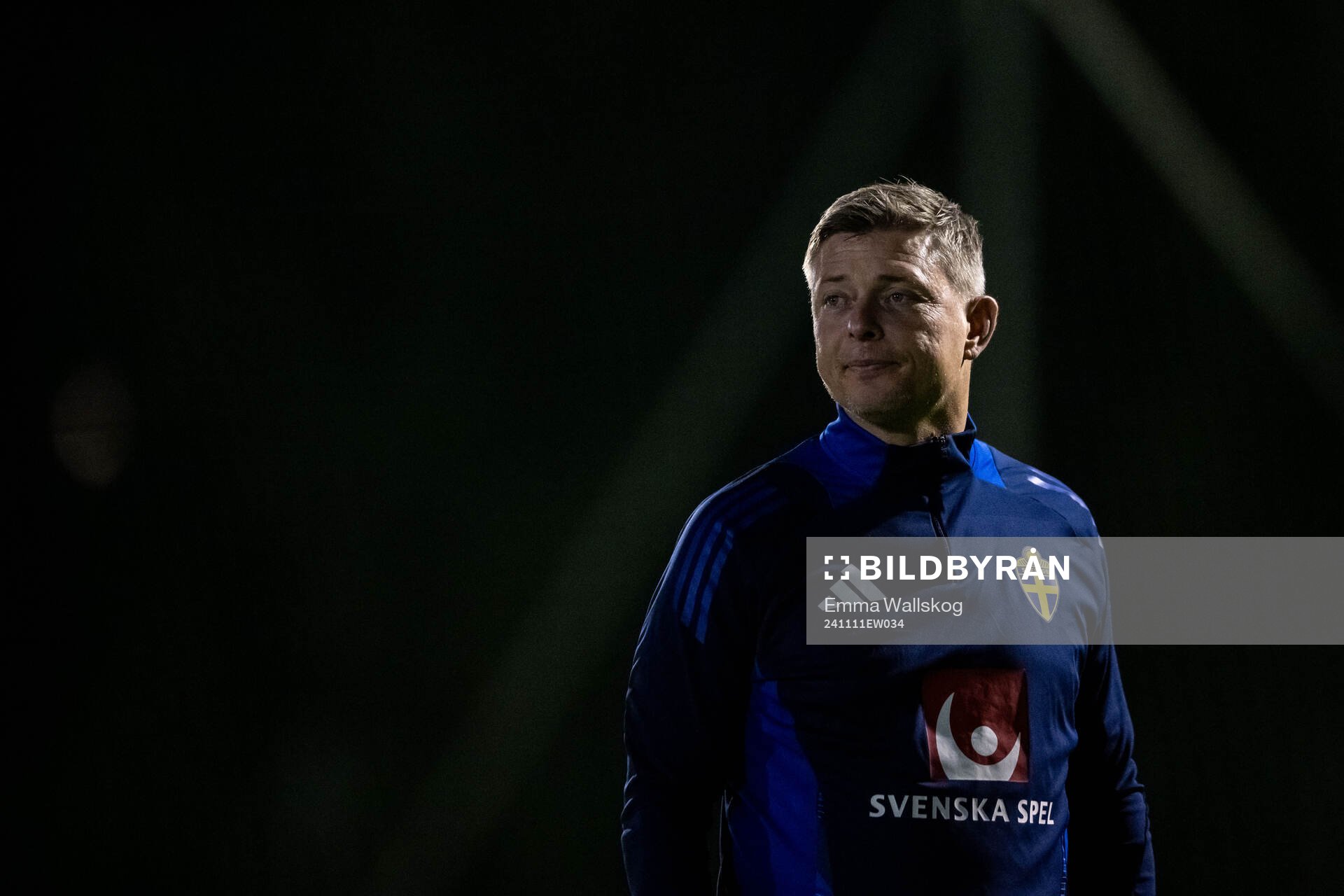 Head coach Jon Dahl Tomasson of the Swedish men's football