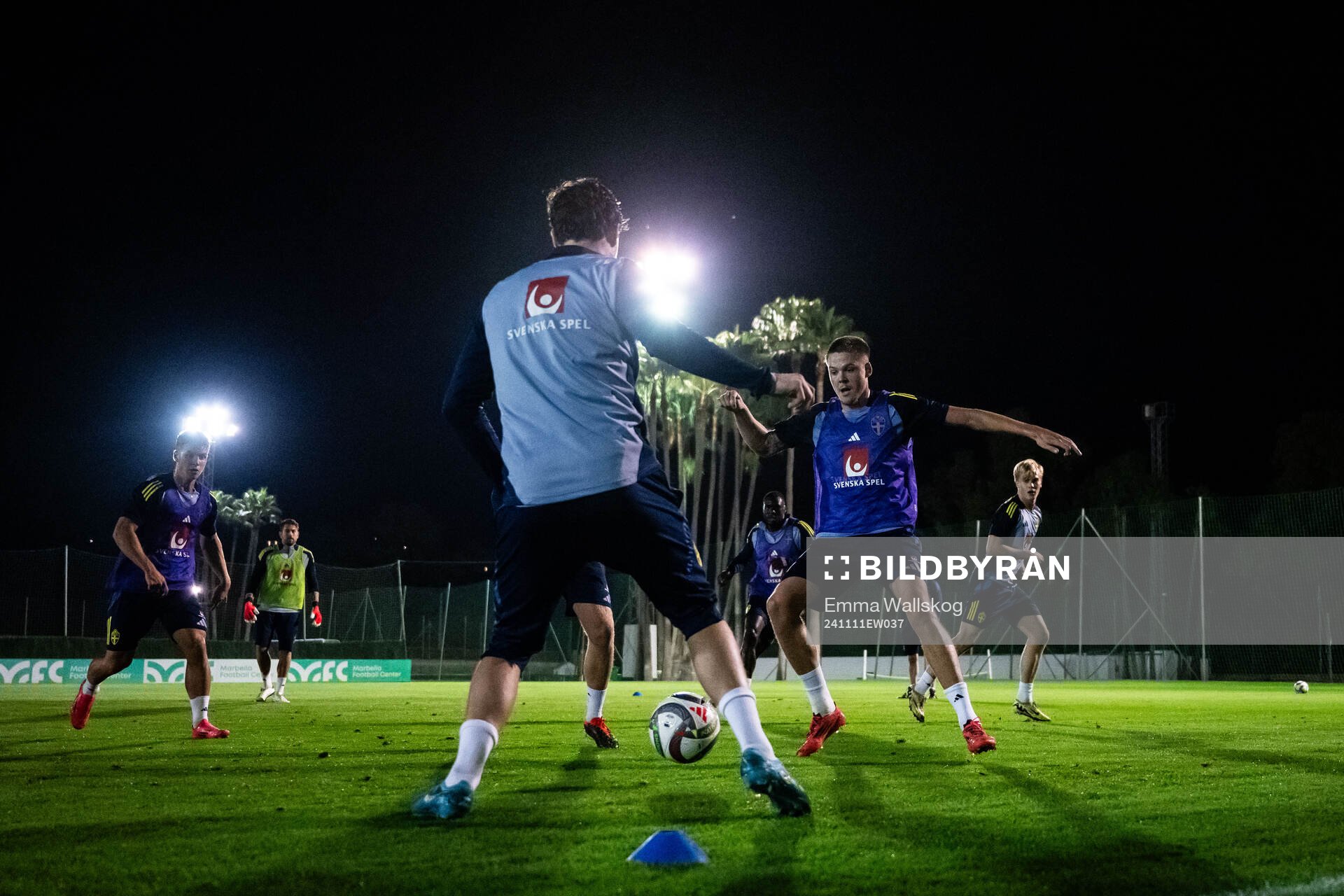 Emil Holm of the Swedish men's football national team at a