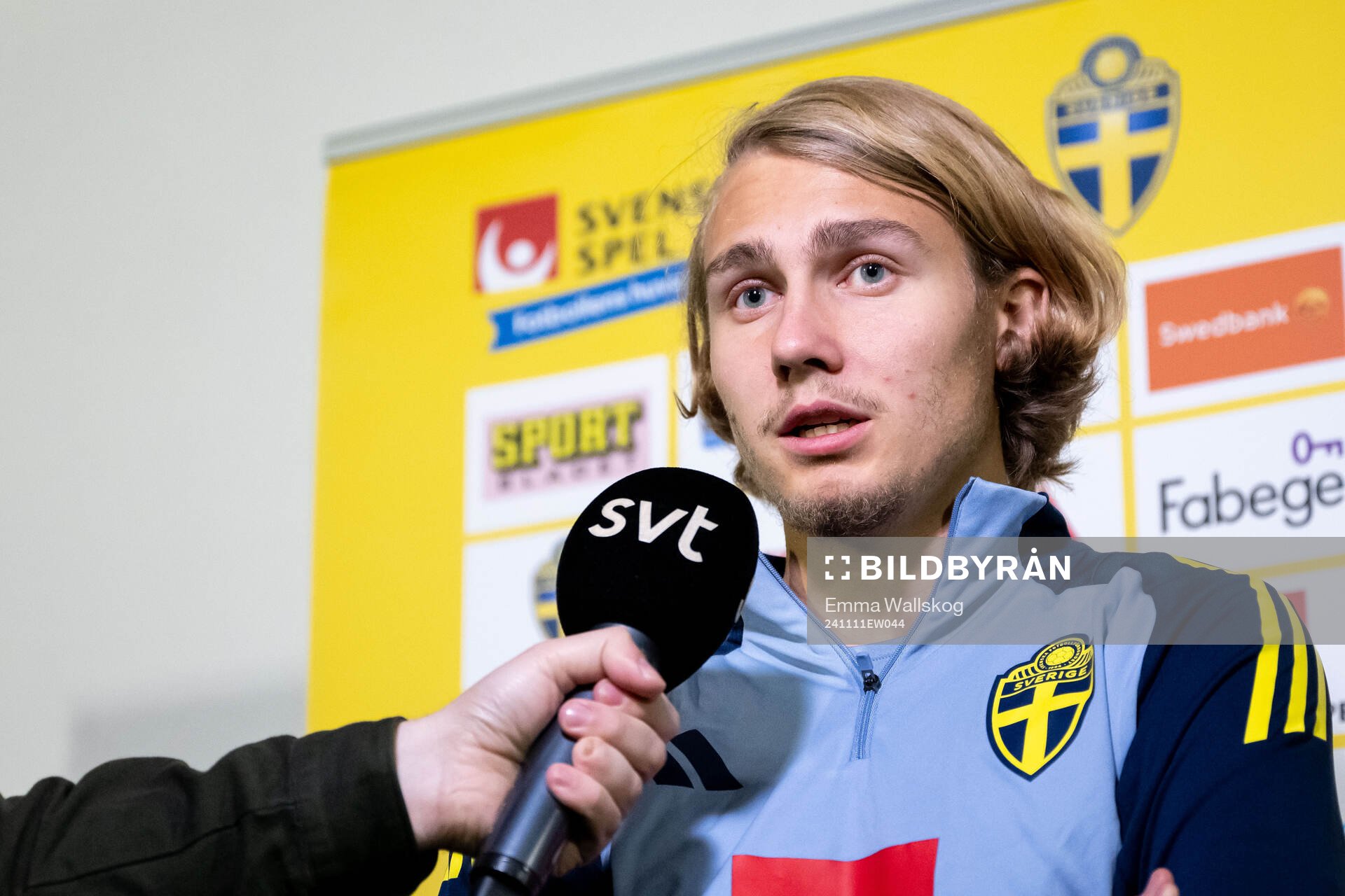 Sebastian Nanasi of the Swedish men's football national