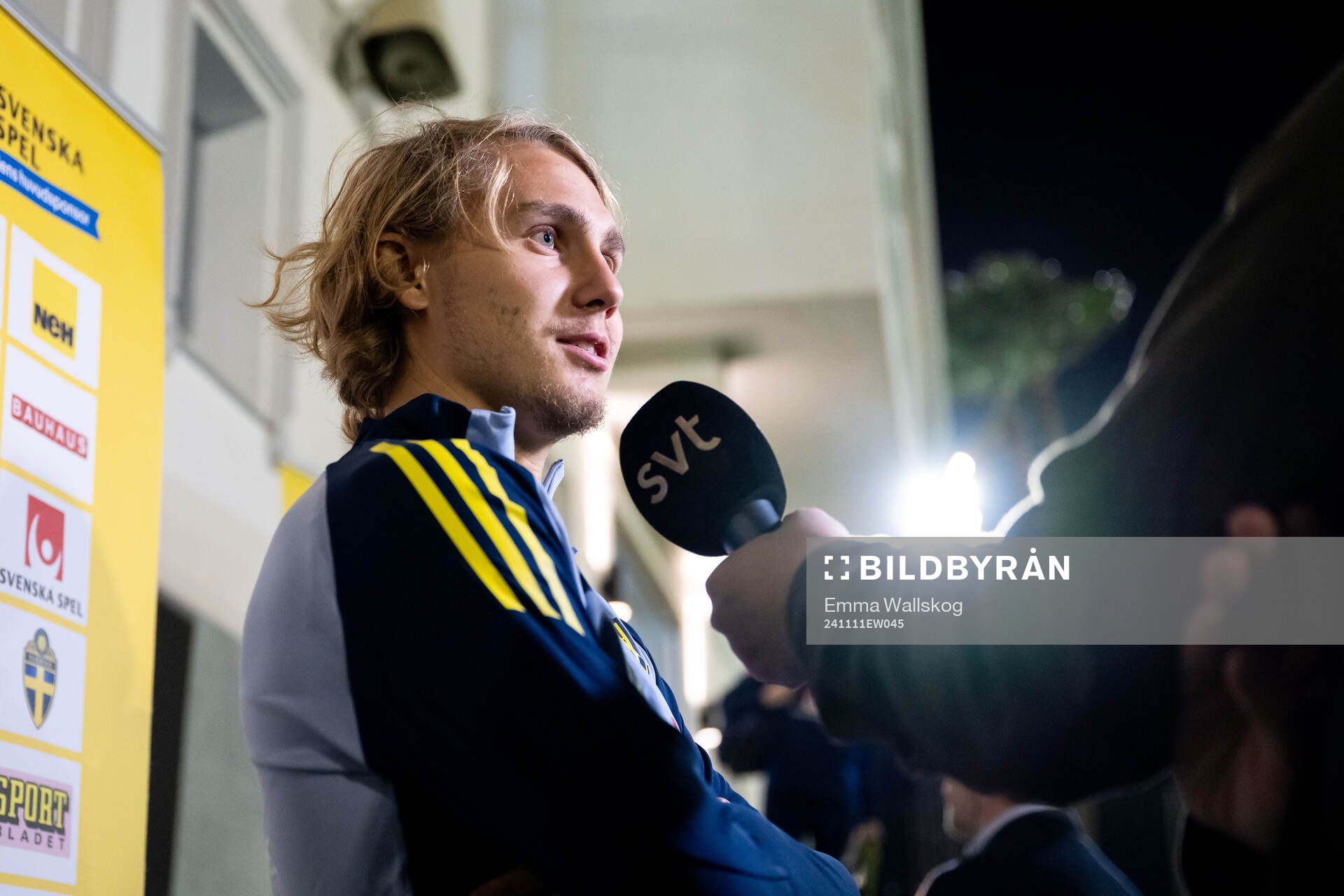 Sebastian Nanasi of the Swedish men's football national